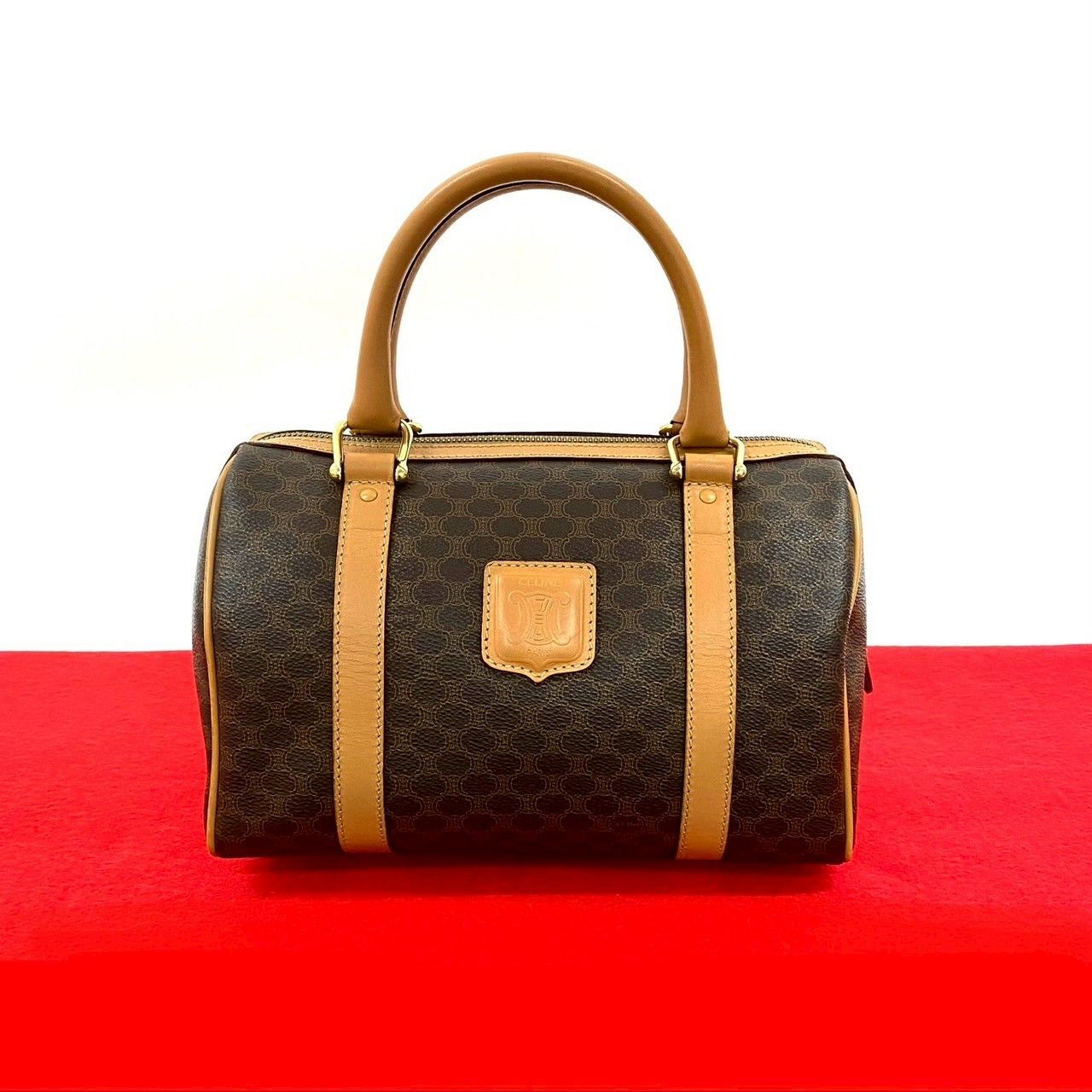 Celine Celine Celine Macadam Blazon Trionphe PVC Handbag Leather Handbag Size ONE SIZE - 1 Thumbnail