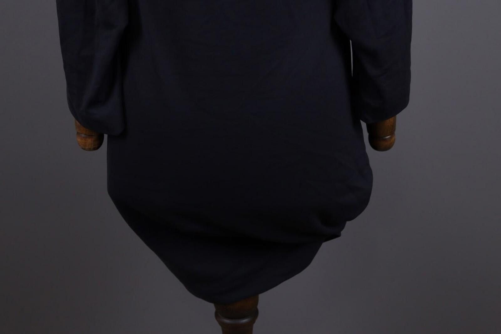 Designer Cop Black Turtleneck Lagenlook Sweater Dress Size 1 / S Size M / US 6-8 / IT 42-44 - 12 Thumbnail