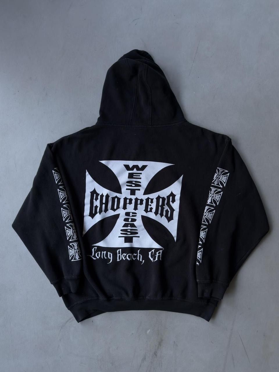 West Coast Choppers Vintage Y2K West Coast Choppers Black Hoodie Jesse James Size US XL / EU 56 / 4 - 3 Thumbnail