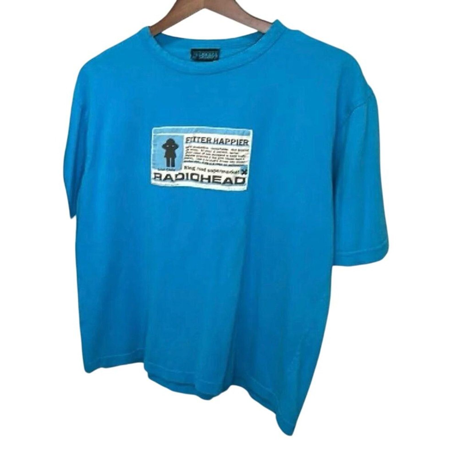 Other WASTE PRODUCT Radiohead OK Computer Tour Blue Tee Unisex XL Size US XL / EU 56 / 4 - 5 Thumbnail