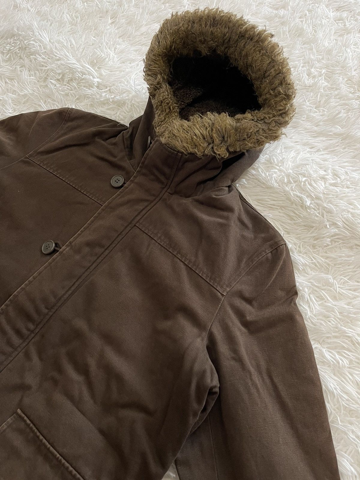 Michel Klein × Vintage Michel Klein Homme Fur Trimmed Linning Jacket Size M / US 6-8 / IT 42-44 - 3 Thumbnail