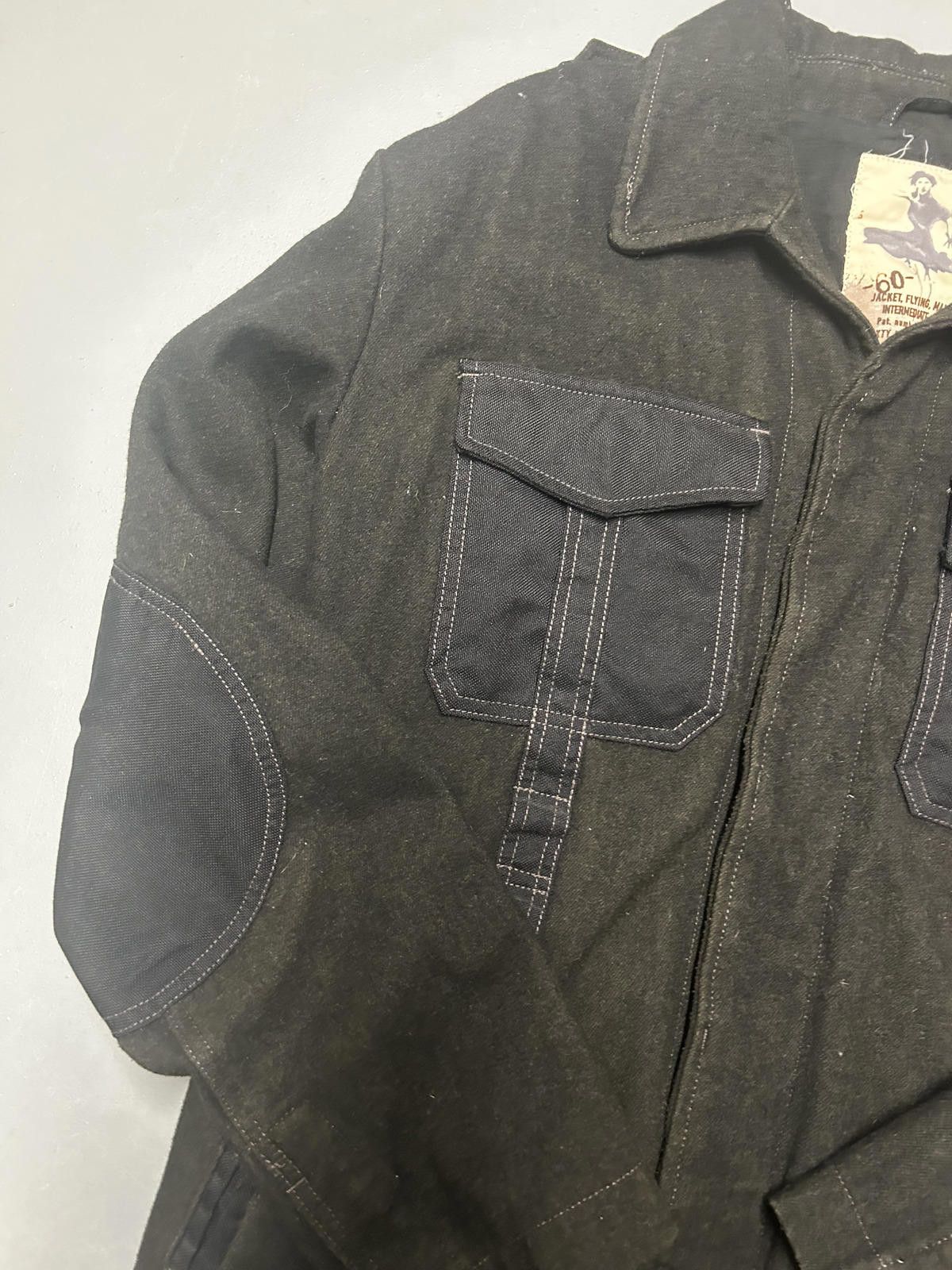 Designer Stylish Black Utility Jacket with Star Accents Size US XXL / EU 58 / 5 - 4 Thumbnail