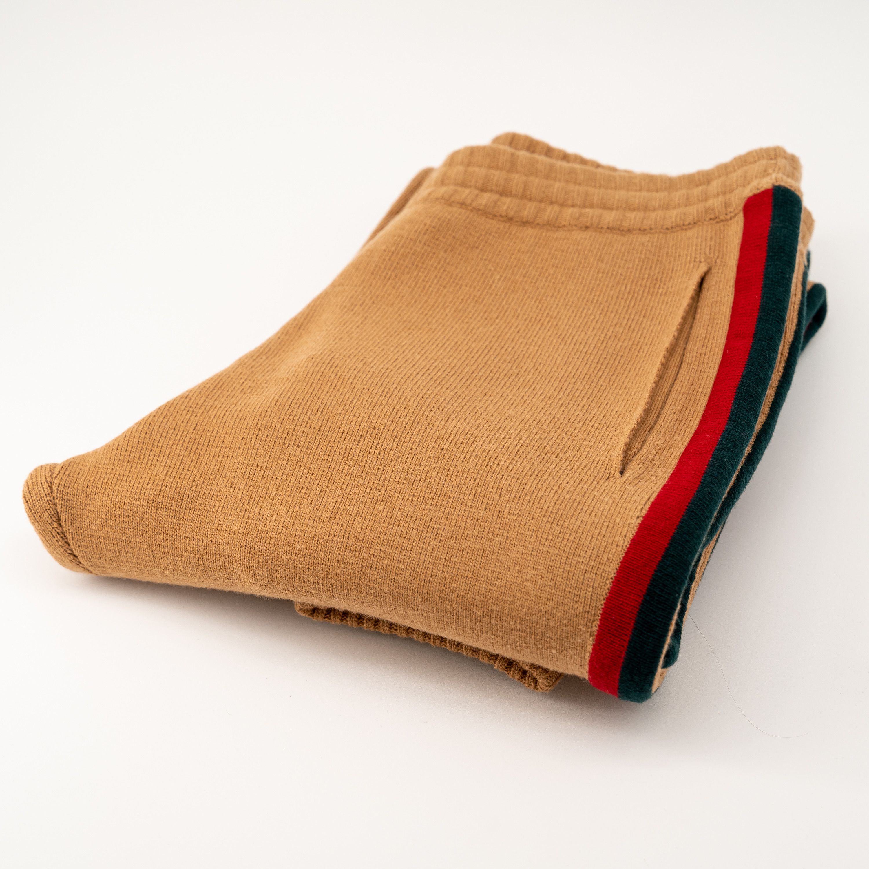 Gucci XS - Gucci Wool Pants Tan Brown Red Green Web Size US 28 / EU 44 - 7 Thumbnail