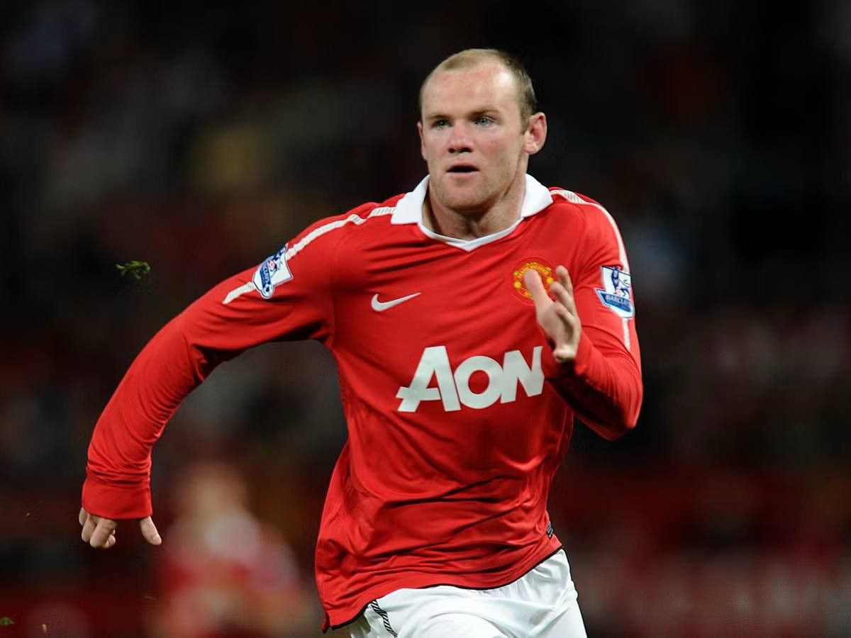 Nike 2010/11 MANCHESTER UNITED #10 ROONEY NIKE HOME SOCCER JERSEY Size US M / EU 48-50 / 2 - 2 Thumbnail
