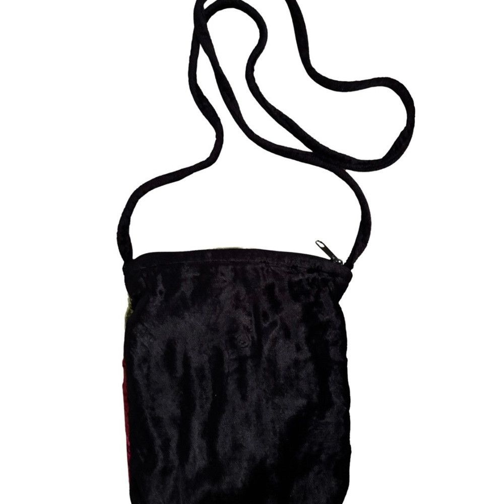 Vintage Vintage Patchwork Velvet Crossbody Bag Size ONE SIZE - 3 Thumbnail