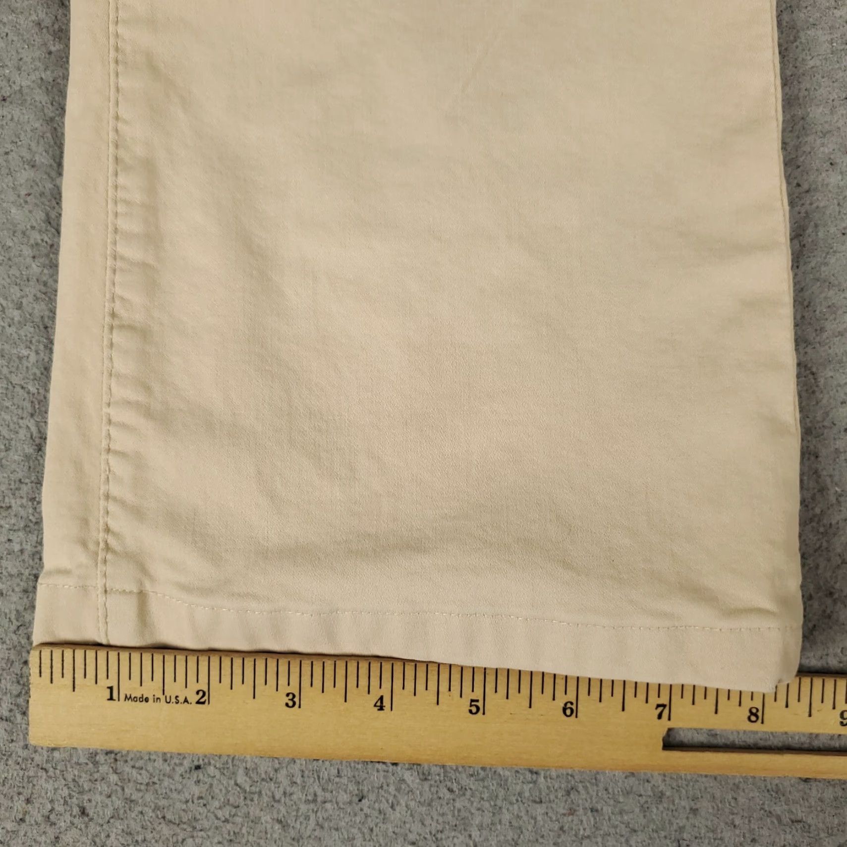 Lacoste Lacoste Jeans Womens Bootcut Denim Pants Size 28 Beige Regular Fit 5-Pocket Size 28" / US 6 / IT 42 - 6 Thumbnail