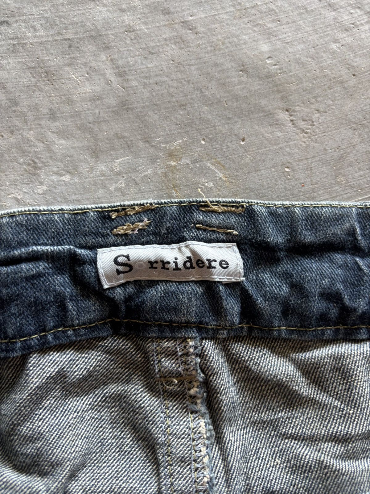 PPFM double waist sorridere faded wash whiskered japanese punk Size US 31 - 4 Thumbnail