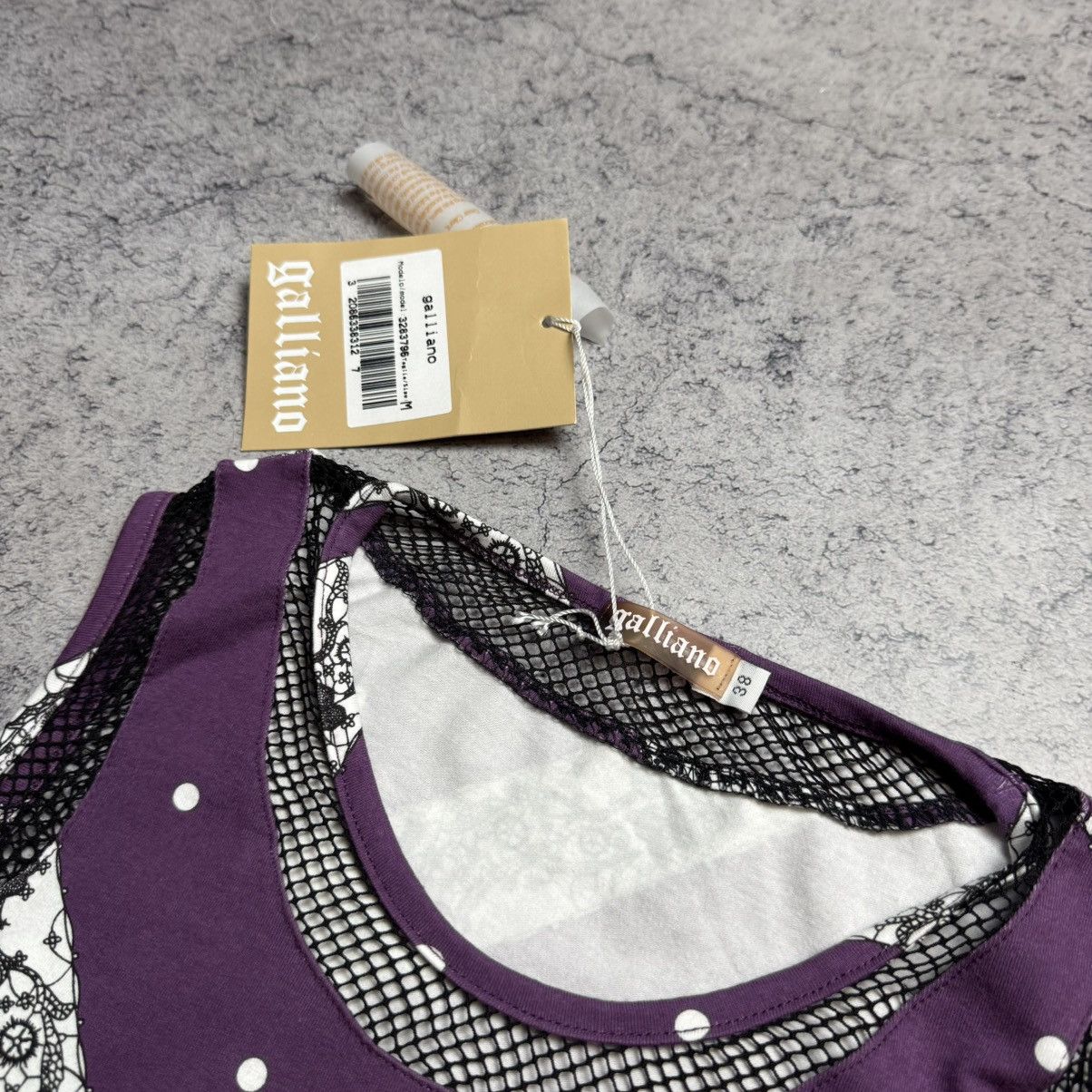John Galliano NEW Galliano Rare Top Sleeveless Size XS / US 0-2 / IT 36-38 - 3 Thumbnail