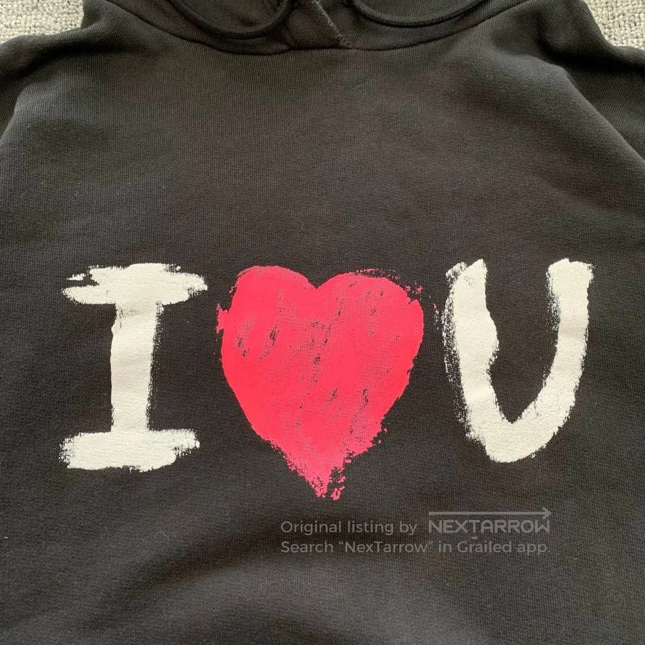 Balenciaga black valenciaga heart graphic hoodie sweatshirt. Size US S / EU 44-46 / 1 - 7 Thumbnail