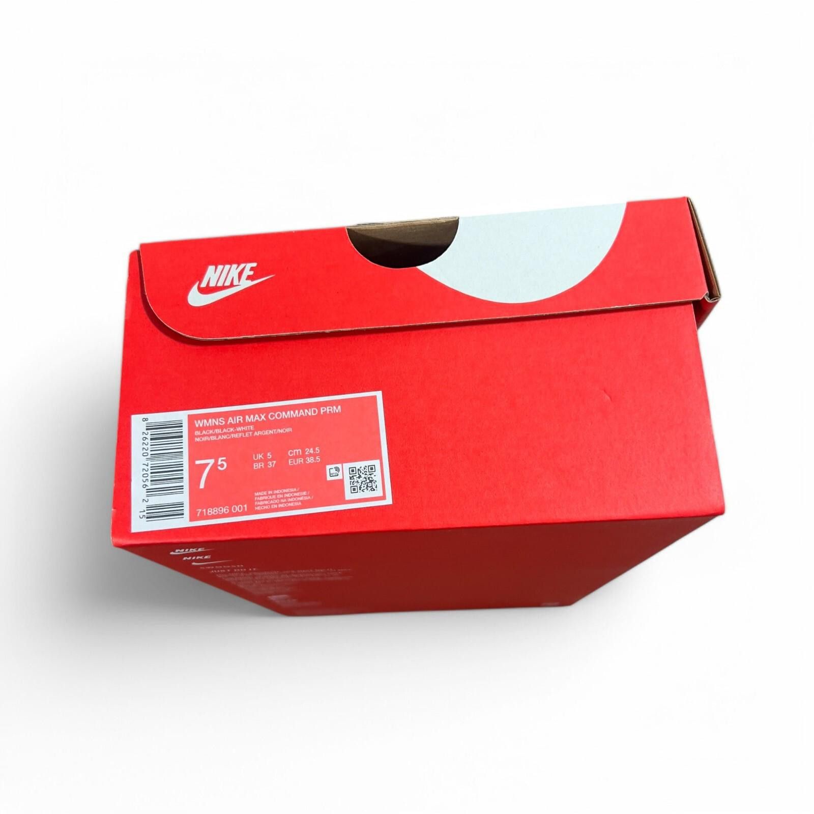 Nike Nike Air Max Command Premium Women’s UK 5 Black White Silver Size US 7.5 / IT 37.5 - 5 Thumbnail