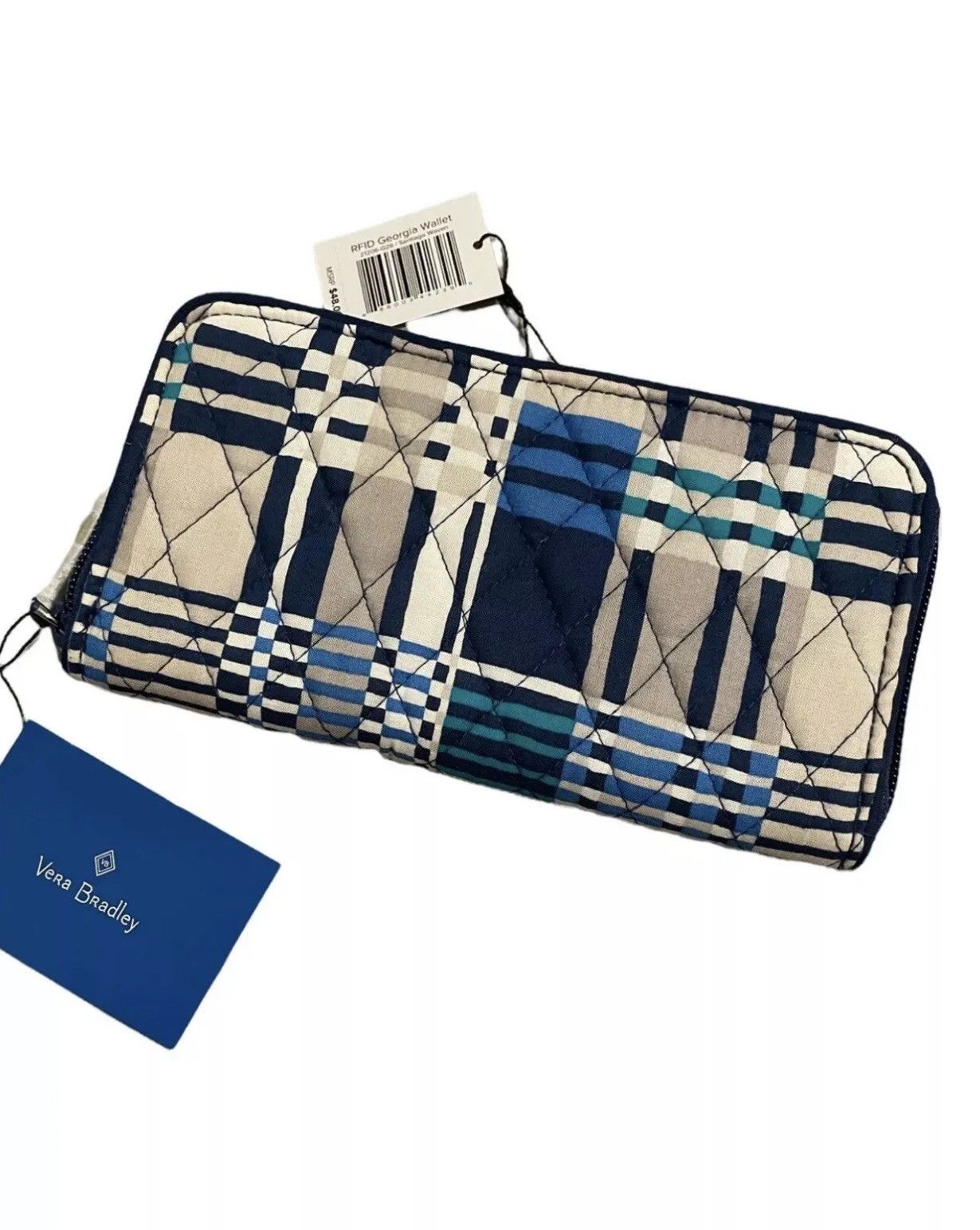 Vera Bradley NWT Vera Bradley RFID Georgia Wallet Santiago Woven Cotton Size ONE SIZE - 1 Thumbnail