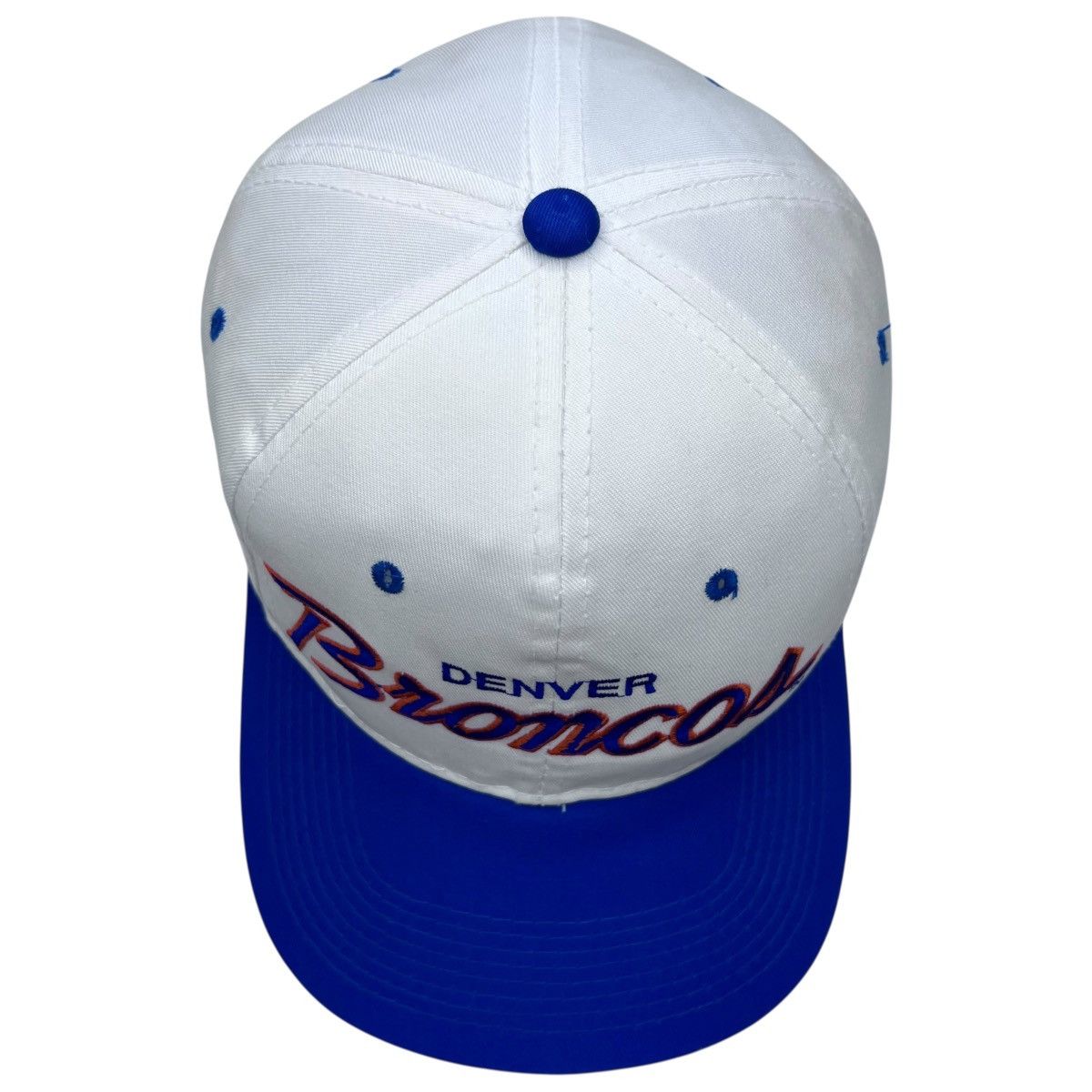 Sports Specialties 1990s NFL Denver Broncos Twill Script Sports Specialties Hat Size ONE SIZE - 6 Thumbnail