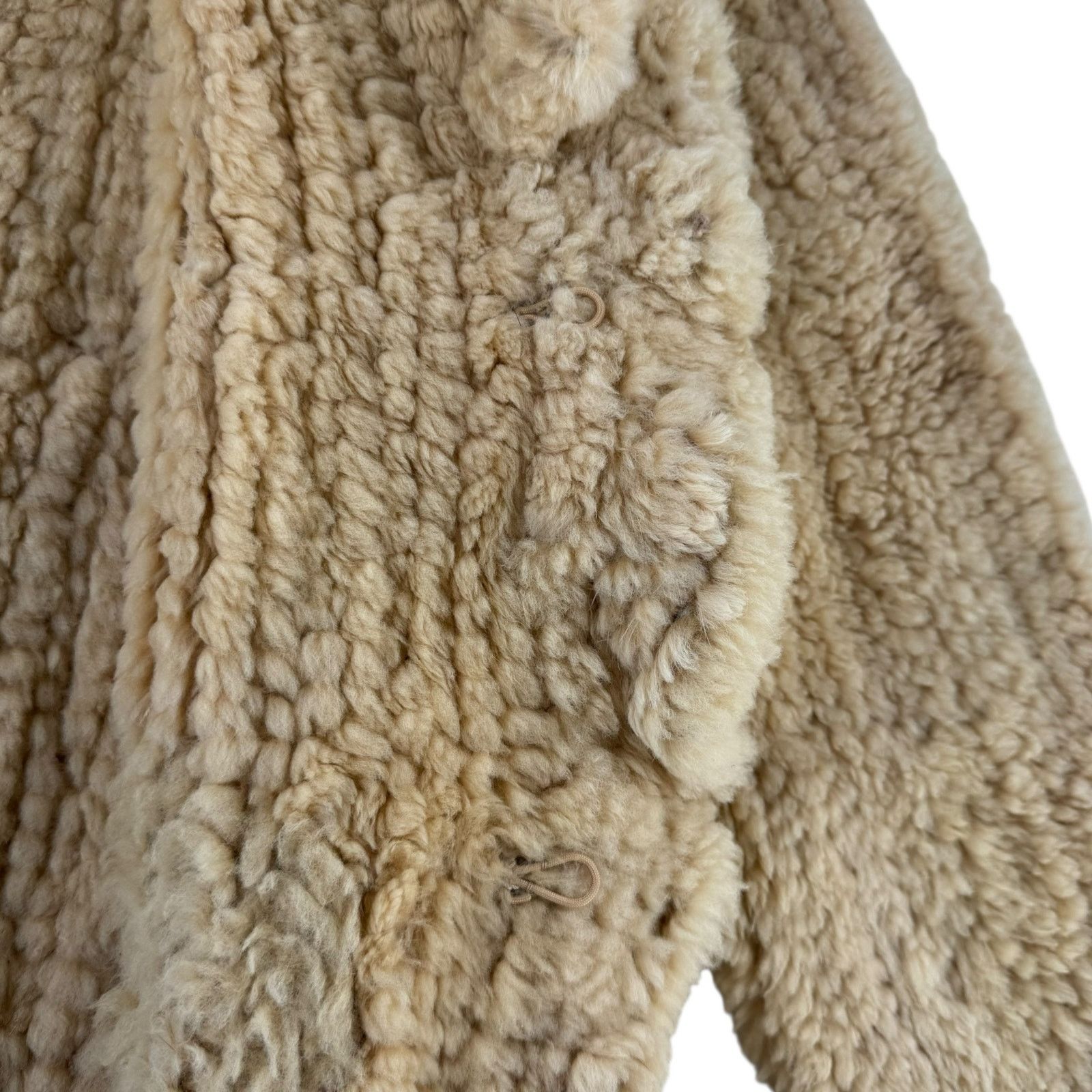 Salvatore Ferragamo Ferragamo Shearling Ruffle Jacket Size S / US 4 / IT 40 - 10 Thumbnail