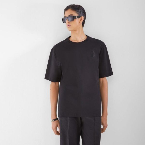 Fendi o1loc1c0824 T-Shirt in Black Size US XL / EU 56 / 4 - 4 Thumbnail