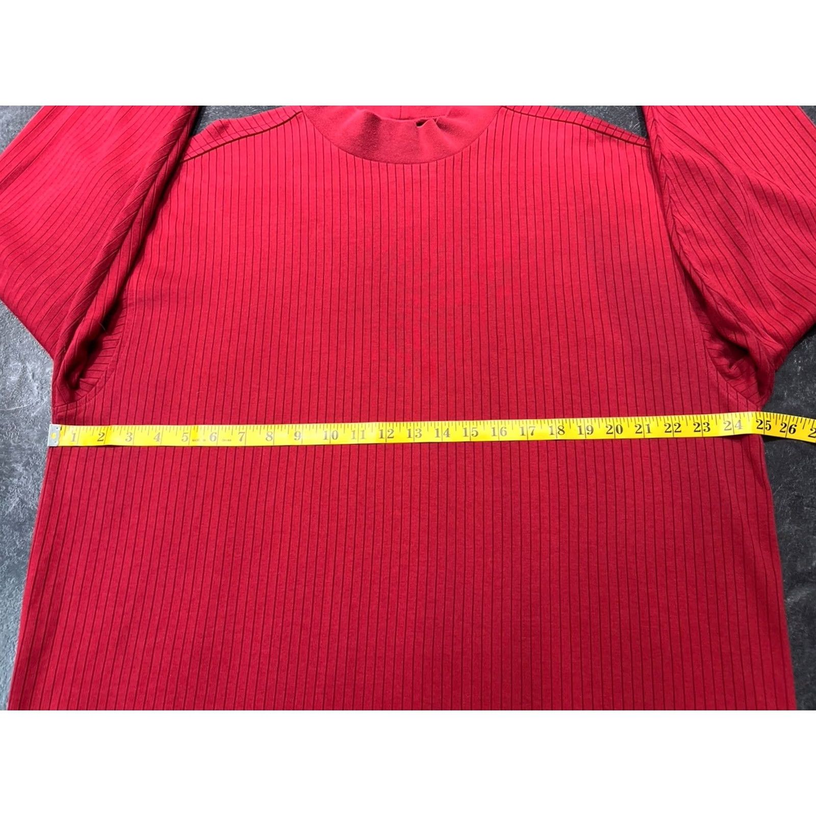 Nike Nike Golf Dri-FIT Ribbed Mock Neck Long Sleeve Shirt Men’s 2XL Burgundy Red Size US XXL / EU 58 / 5 - 5 Thumbnail
