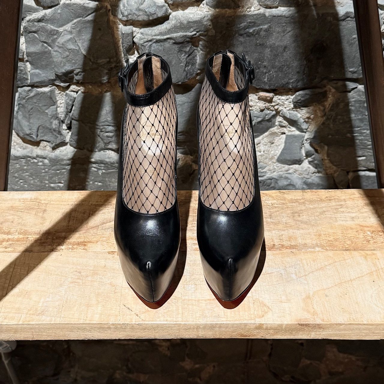 Christian Louboutin Christian Louboutin Leather Resillissima Mesh Platform 160 Size US 7 / IT 37 - 2 Thumbnail