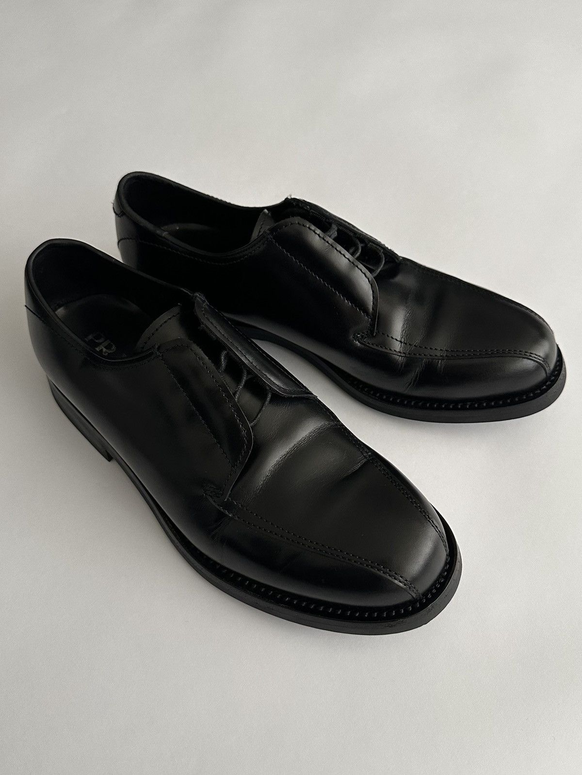 Prada Prada Chunky Leather Derby Size US 7 / EU 40 - 4 Thumbnail