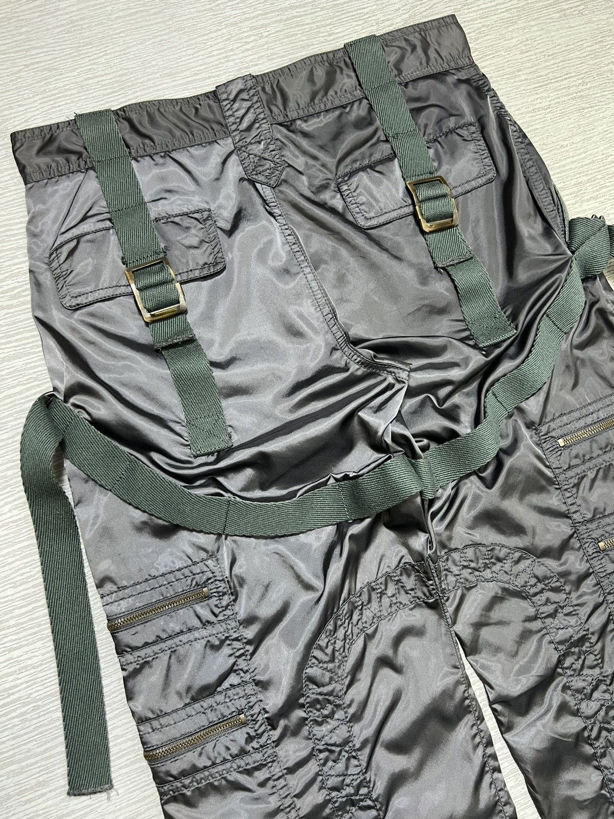 Dolce & Gabbana Dolce & Gabbana - FW03 - Bondage Parachute Nylon Cargo Pants Size US 32 / EU 48 - 15 Thumbnail
