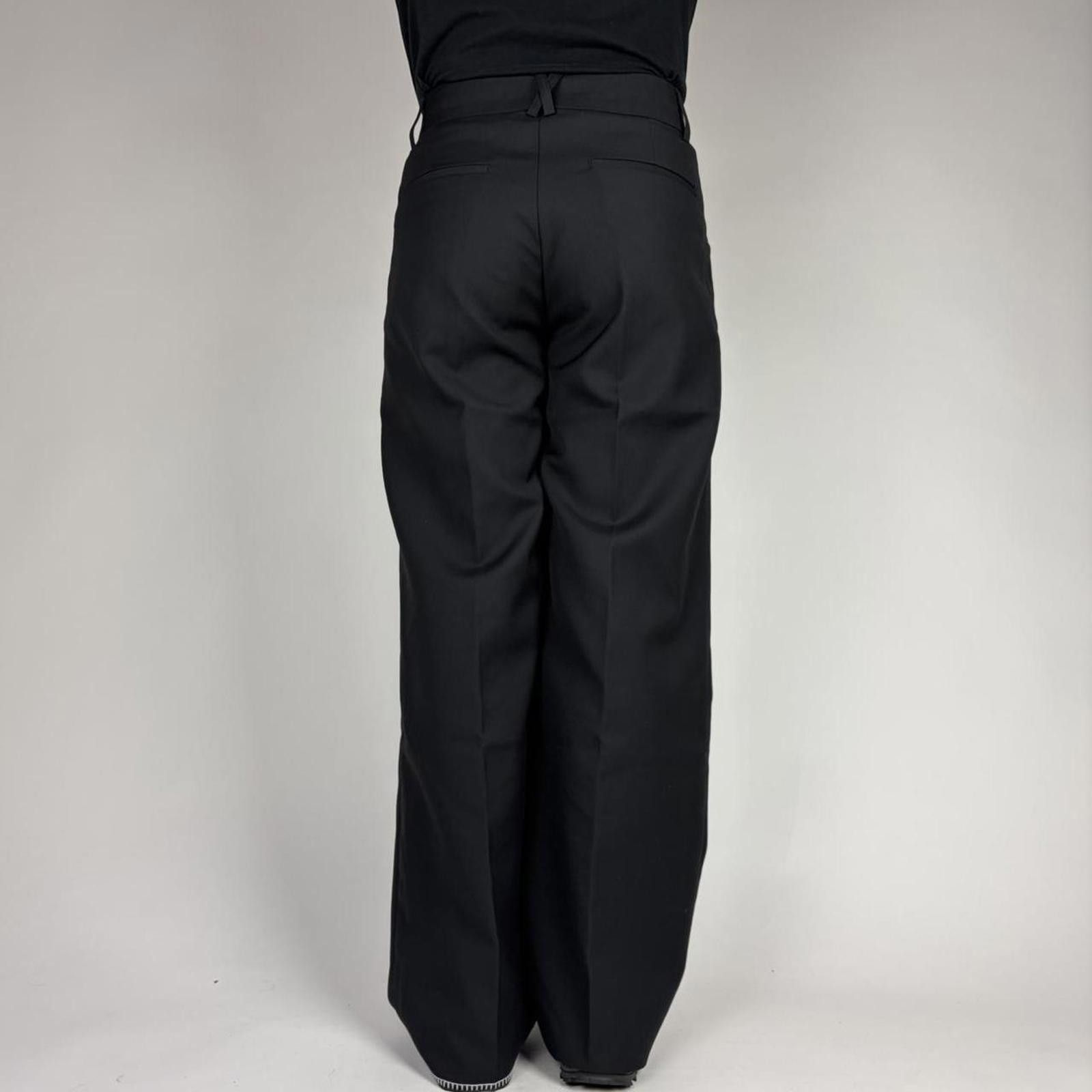 Other Black Wide Leg Pocket Stitch Trousers Size US 32 / EU 48 - 5 Thumbnail