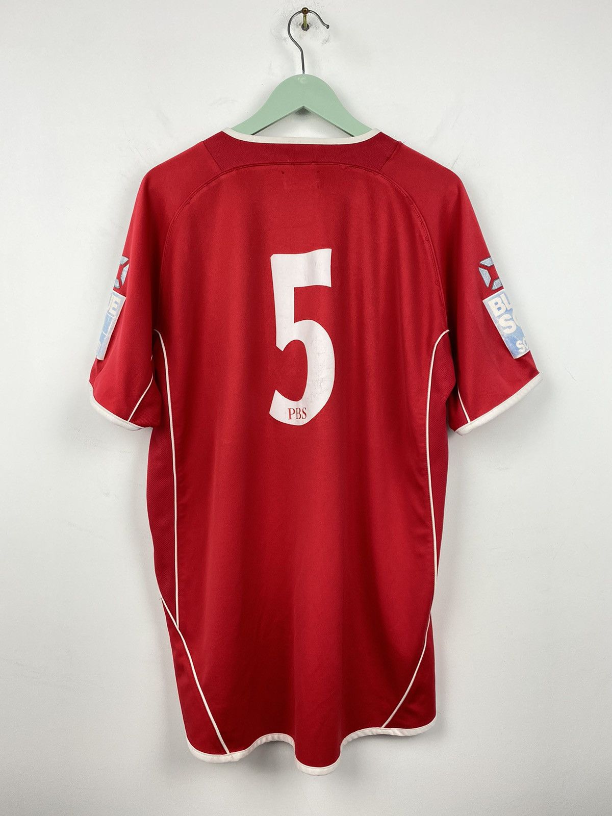 Vintage Maidenhead United 2008 2009 #5 Match Worn Soccer Jersey PSG Size US XL / EU 56 / 4 - 12 Thumbnail