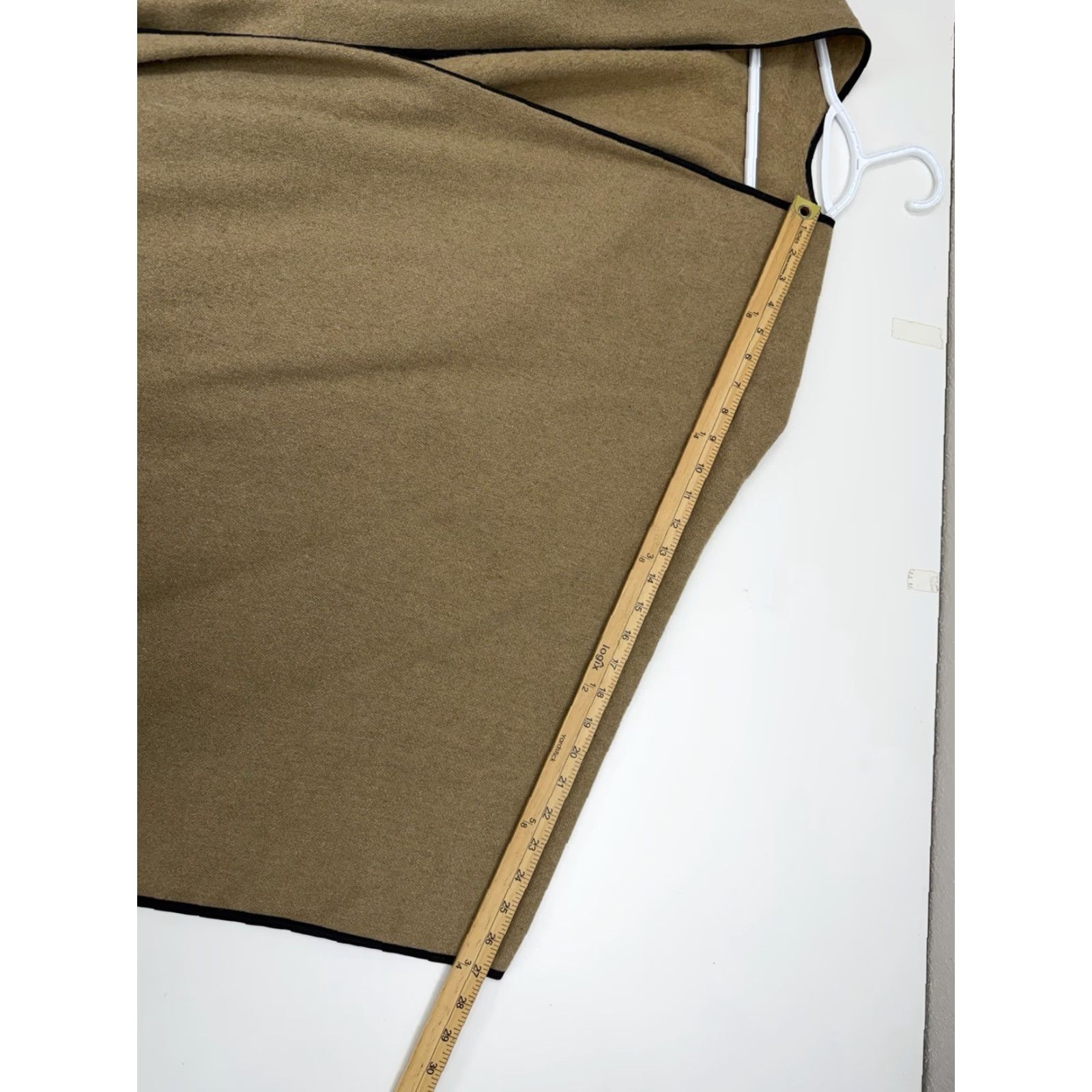 Vintage VINTAGE Unbranded Womens Poncho Brown Open Front Cape Sweatery Knit One Size Shawl Bohemian 80s 90s Casual Womens Size ONE SIZE - 5 Thumbnail