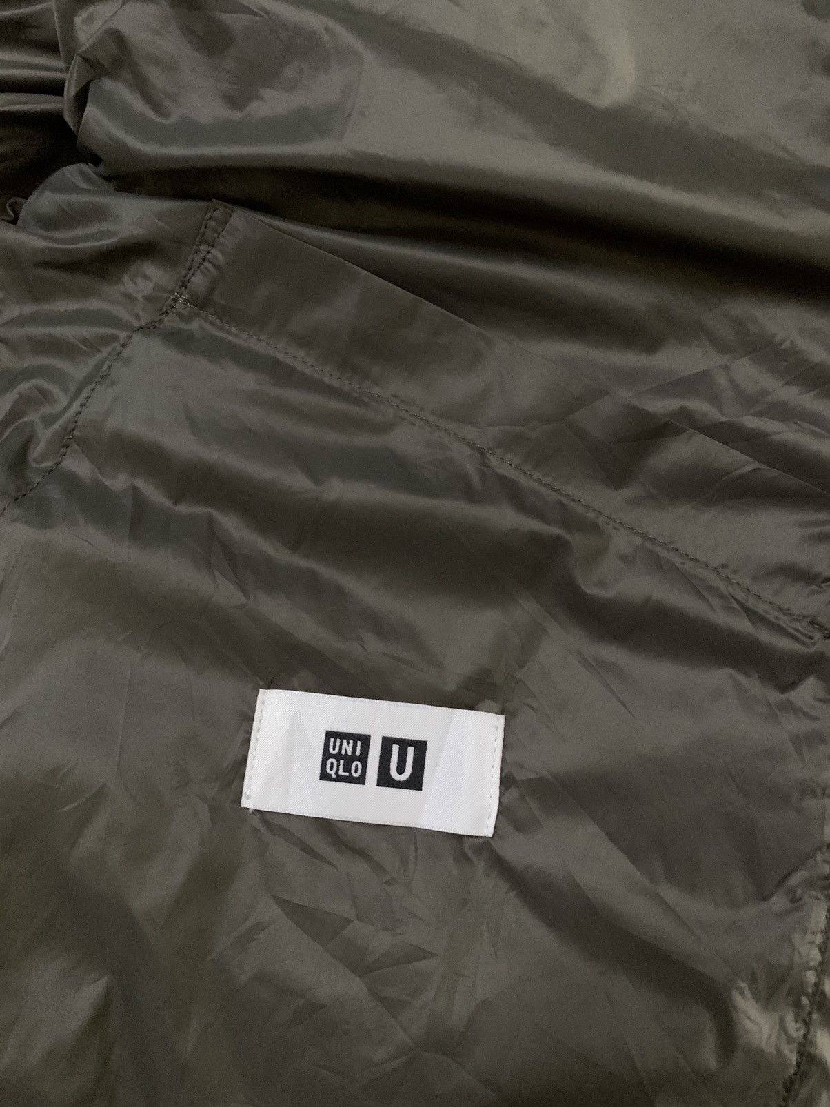 Lemaire 💥Uniqlo U Olive Green Down Jacket Size US S / EU 44-46 / 1 - 7 Thumbnail