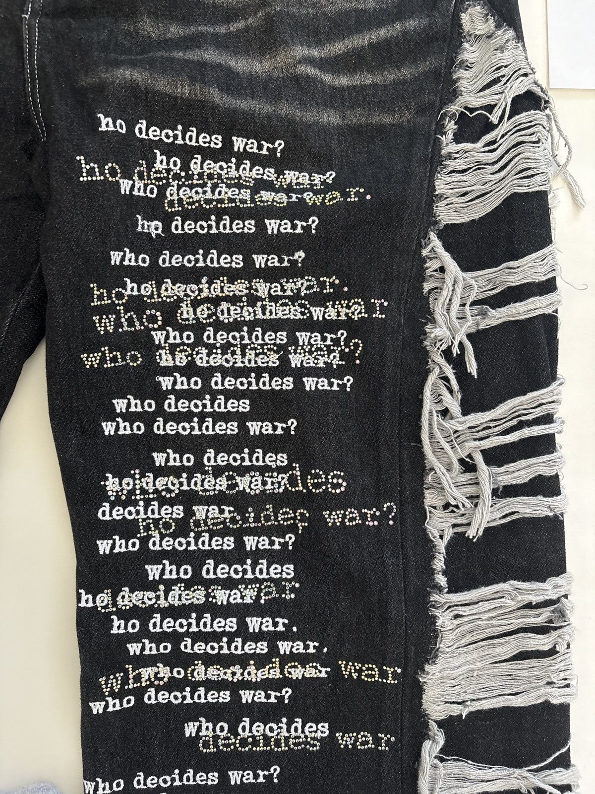 Who Decides War Ultra Flare Denim Size US 36 / EU 52 - 4 Thumbnail
