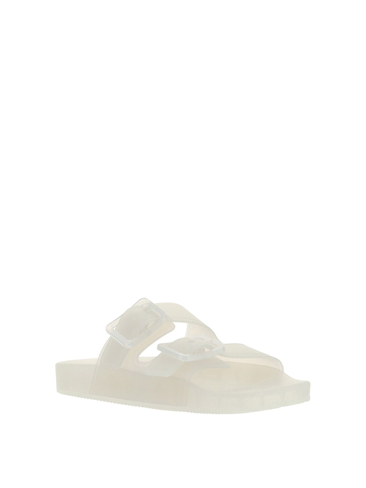 Balenciaga o1y0625 Rubber Slippers in Transparent Size US 12 / IT 42 - 2 Thumbnail