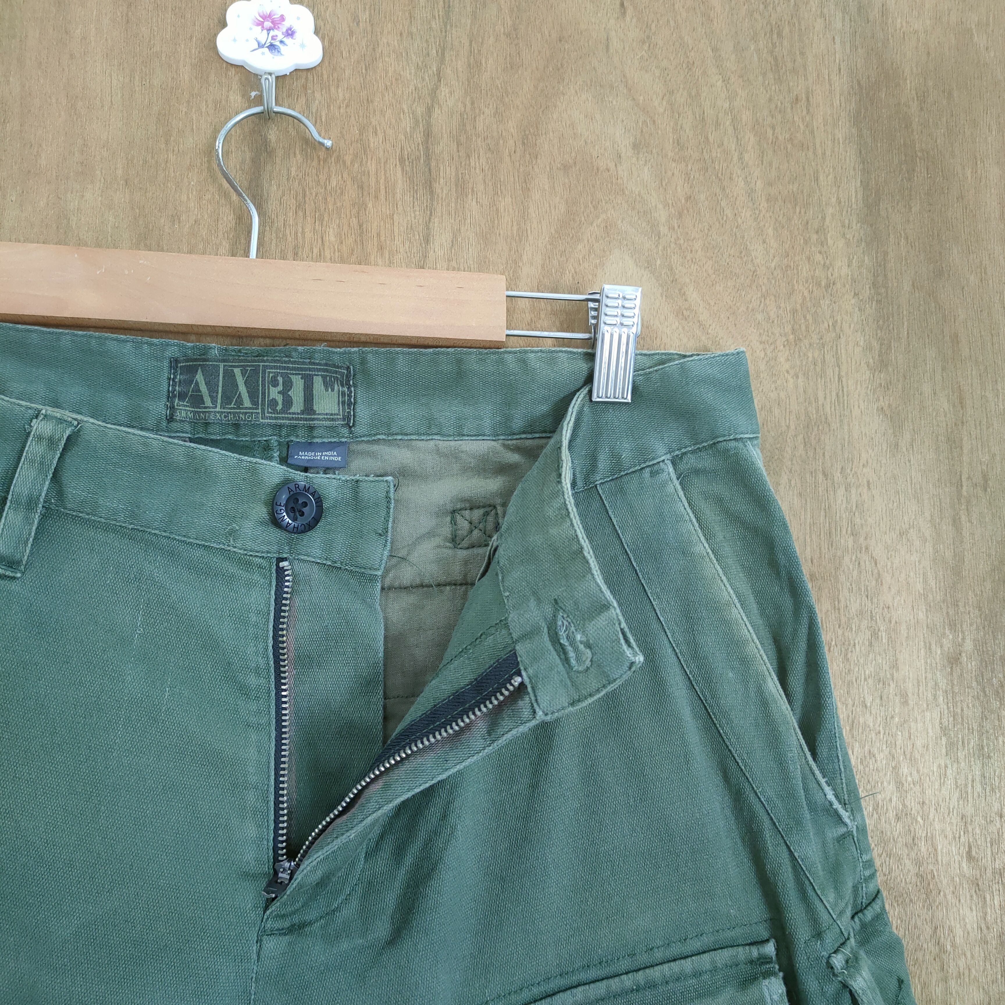 Armani Exchange VINTAGE ARMANI EXCHANGE BONDAGE CARGO PANTS Size US 31 - 9 Thumbnail