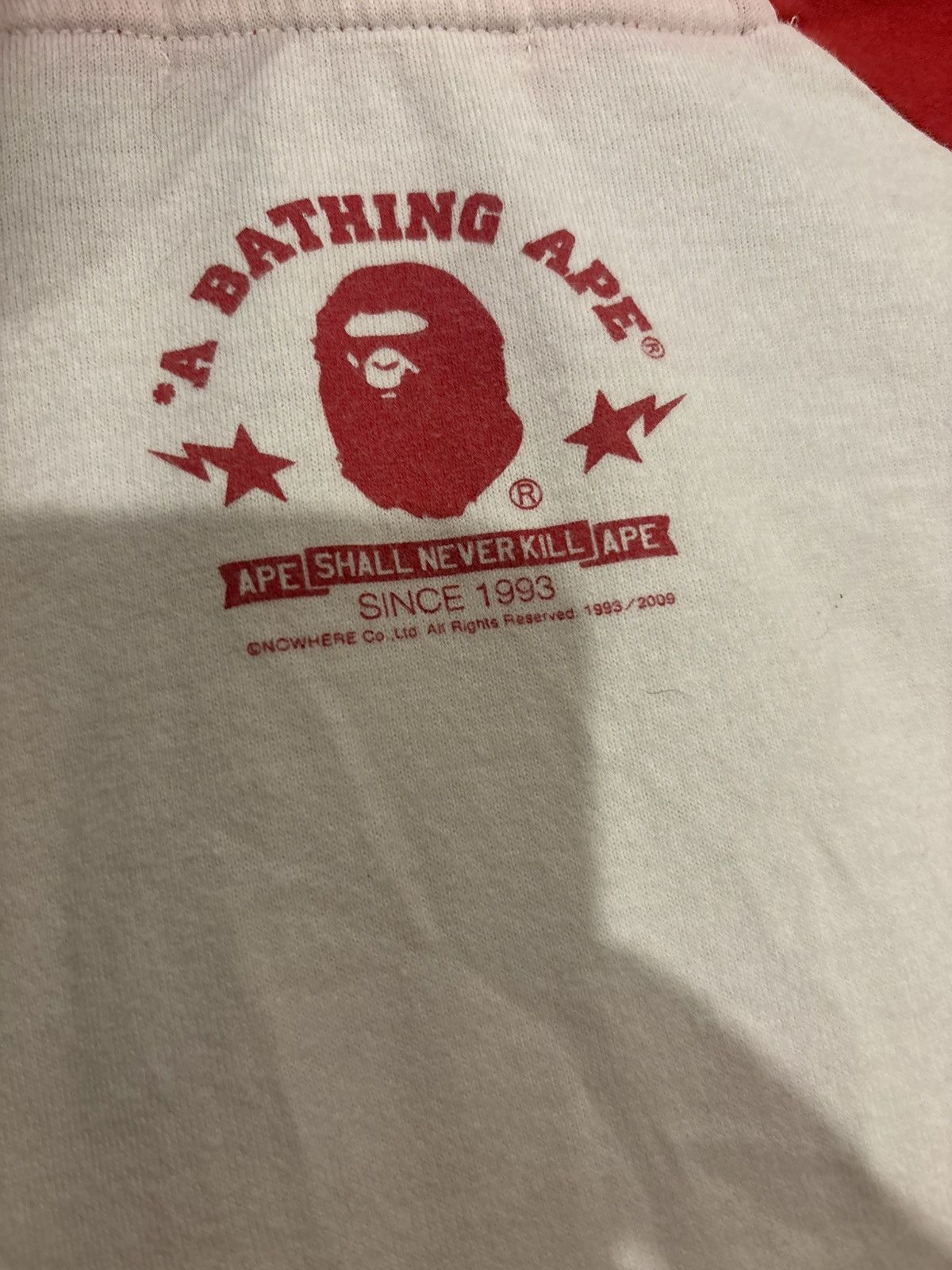 Bape Bape Quarter Sleeve Tee Shirt Size US XL / EU 56 / 4 - 4 Thumbnail