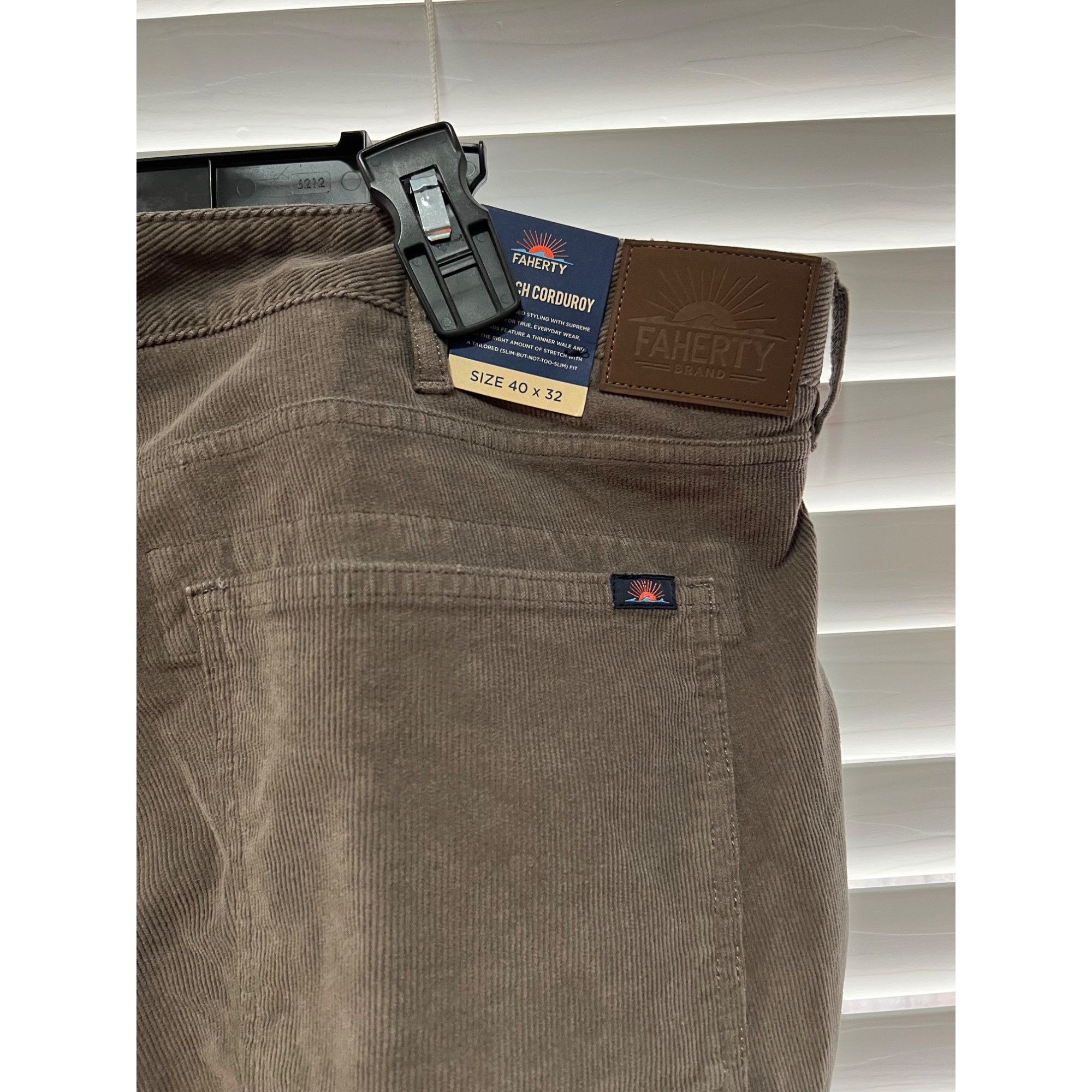 Faherty Faherty 5-Pocket Stretch Corduroy Mens Pants NWT - MSRP $168 Size US 40 / EU 56 - 5 Thumbnail