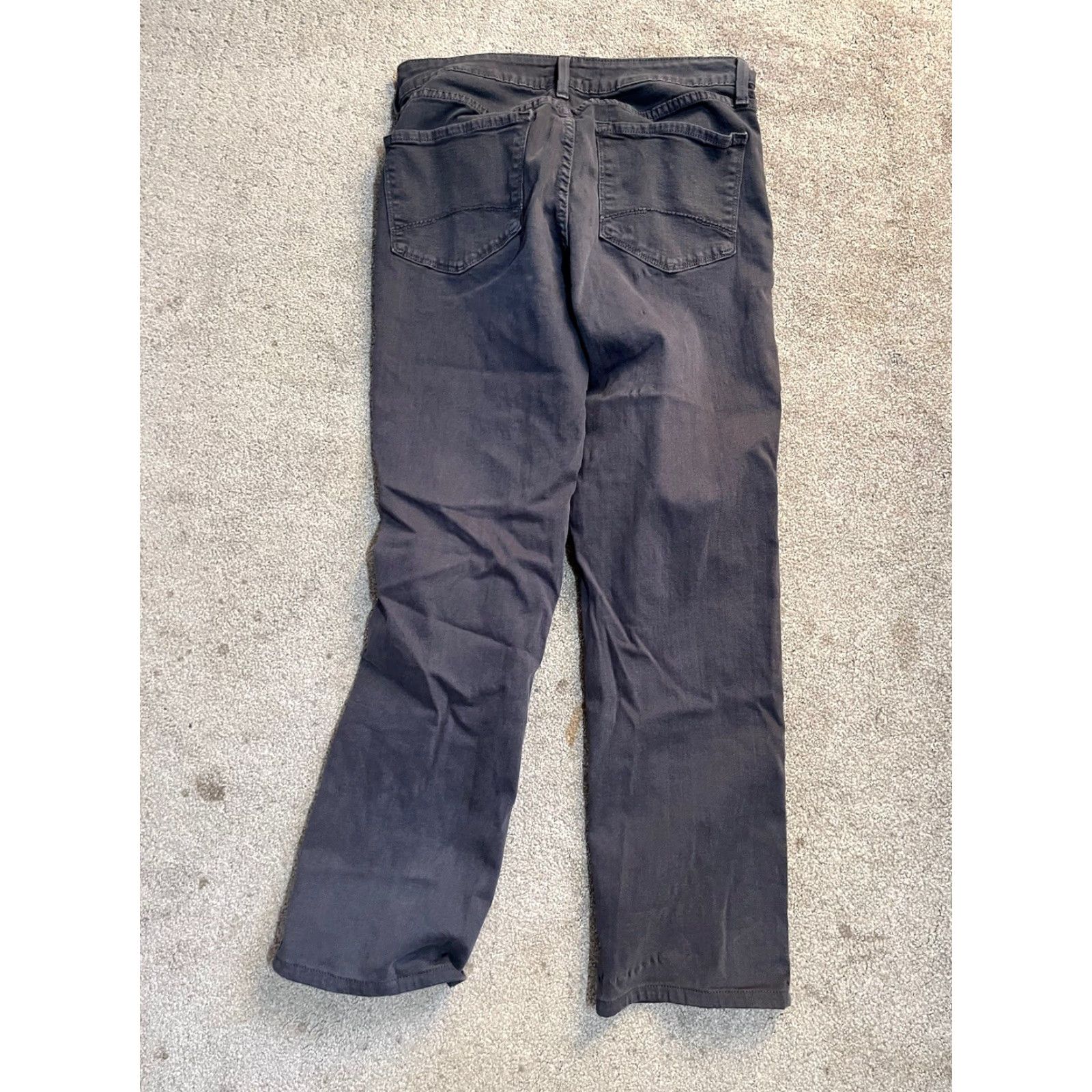 NYDJ NYDJ Jeans Straight Mid Rise 4 Gray Womens Size 4 Jeans Size 27" / US 4 / IT 40 - 3 Thumbnail