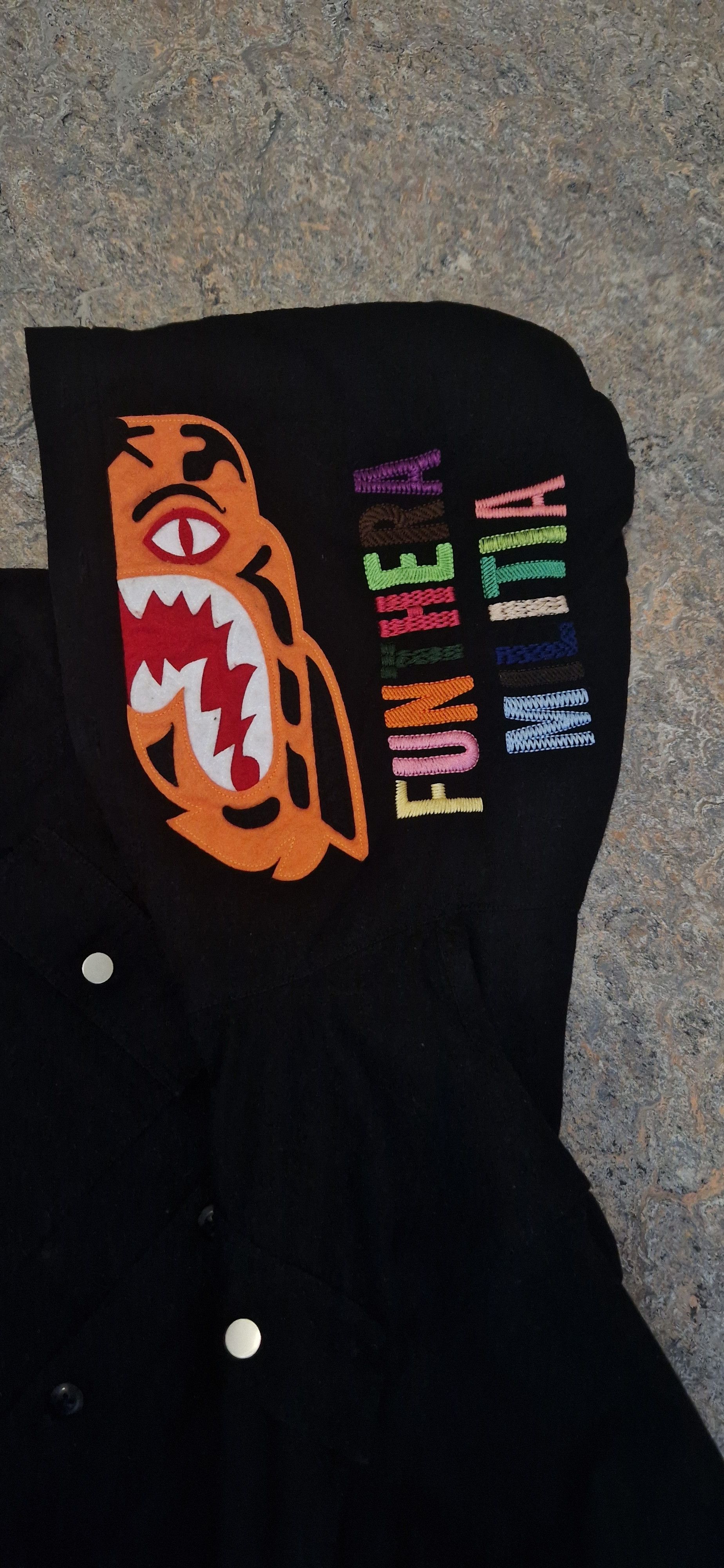 Bape Bape Tiger button hoodie shirt Size US M / EU 48-50 / 2 - 3 Thumbnail