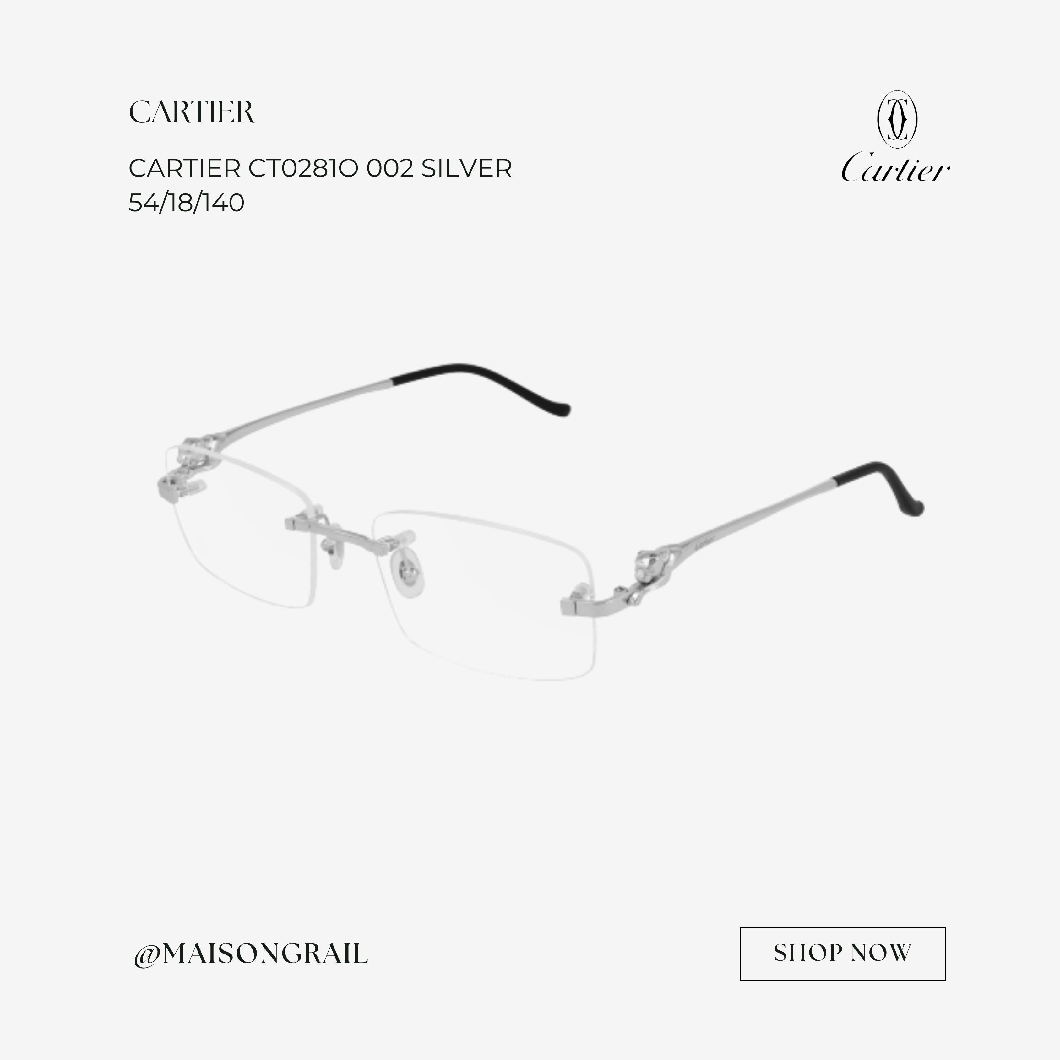 Cartier CARTIER CT0281O 002 EYEGLASSES Size ONE SIZE - 1 Thumbnail