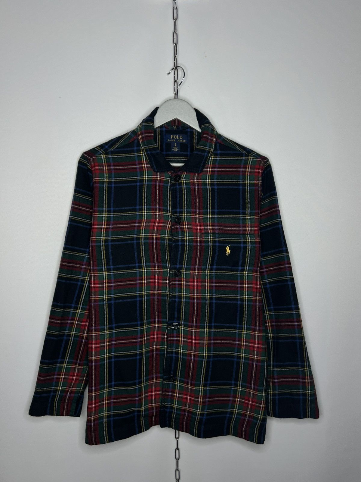 Polo Ralph Lauren Polo Ralph Lauren Plaid Long Sleeve Shirt Luxury Size US S / EU 44-46 / 1 - 1 Thumbnail