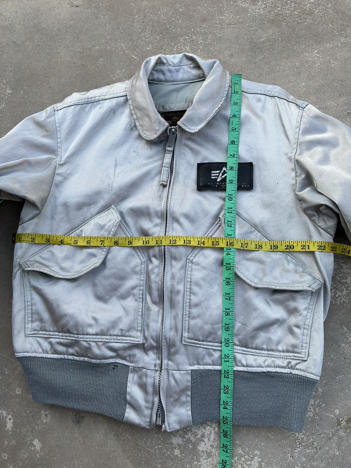 Buzz Rickson's Vintage Alpha Industries Silver Bomber Jacket Size US M / EU 48-50 / 2 - 22 Thumbnail