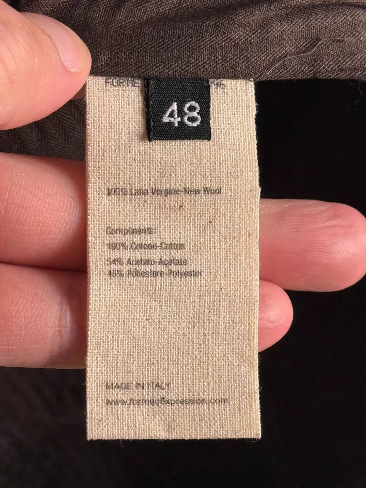 Forme D'Expression Forme D'expression Italian 100% Virgin Wool Craft Blazer Size US M / EU 48-50 / 2 - 9 Thumbnail
