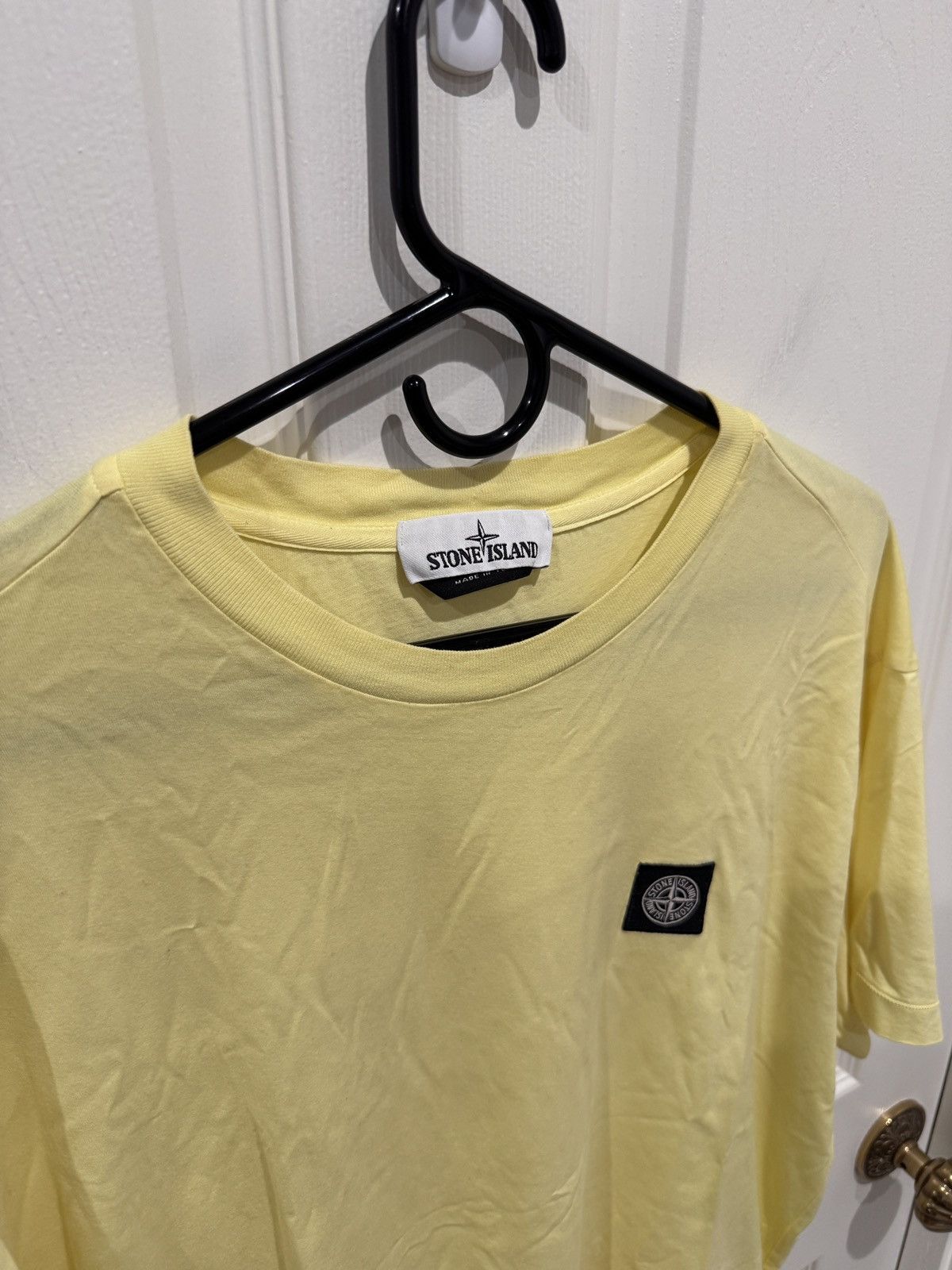 Stone Island Stone Island Yellow Patch Program Tee Size XL (fits M-L) Size US XL / EU 56 / 4 - 4 Thumbnail
