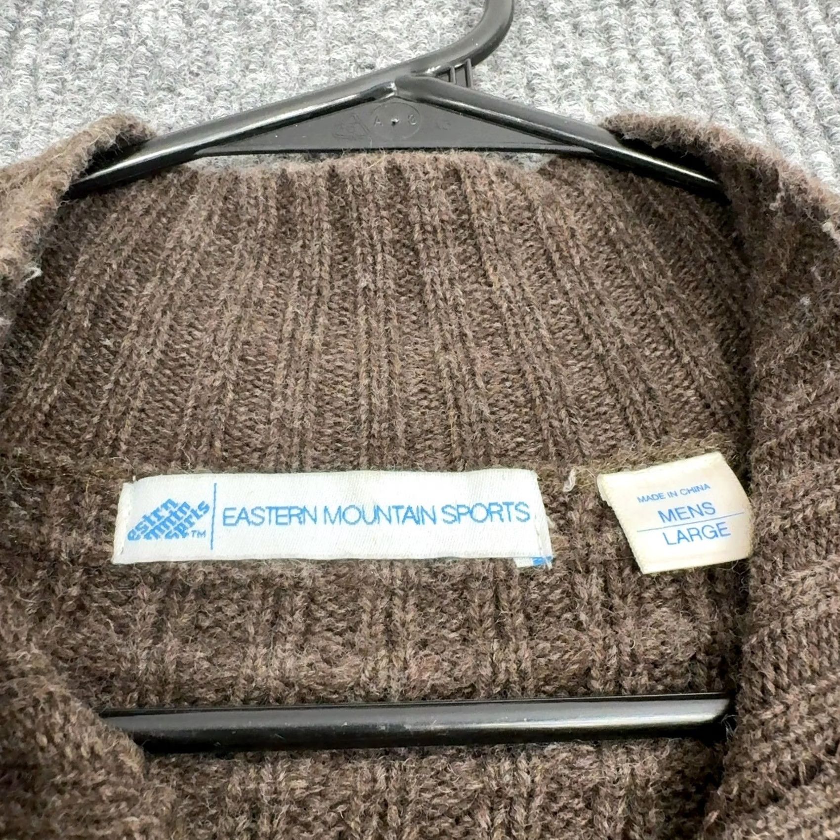 Eastern Mountain Sports Eastern Mountain Sports Sweater Mens L Brown Full Zip Wool Ribbed Knit Gorp Size US L / EU 52-54 / 3 - 5 Thumbnail
