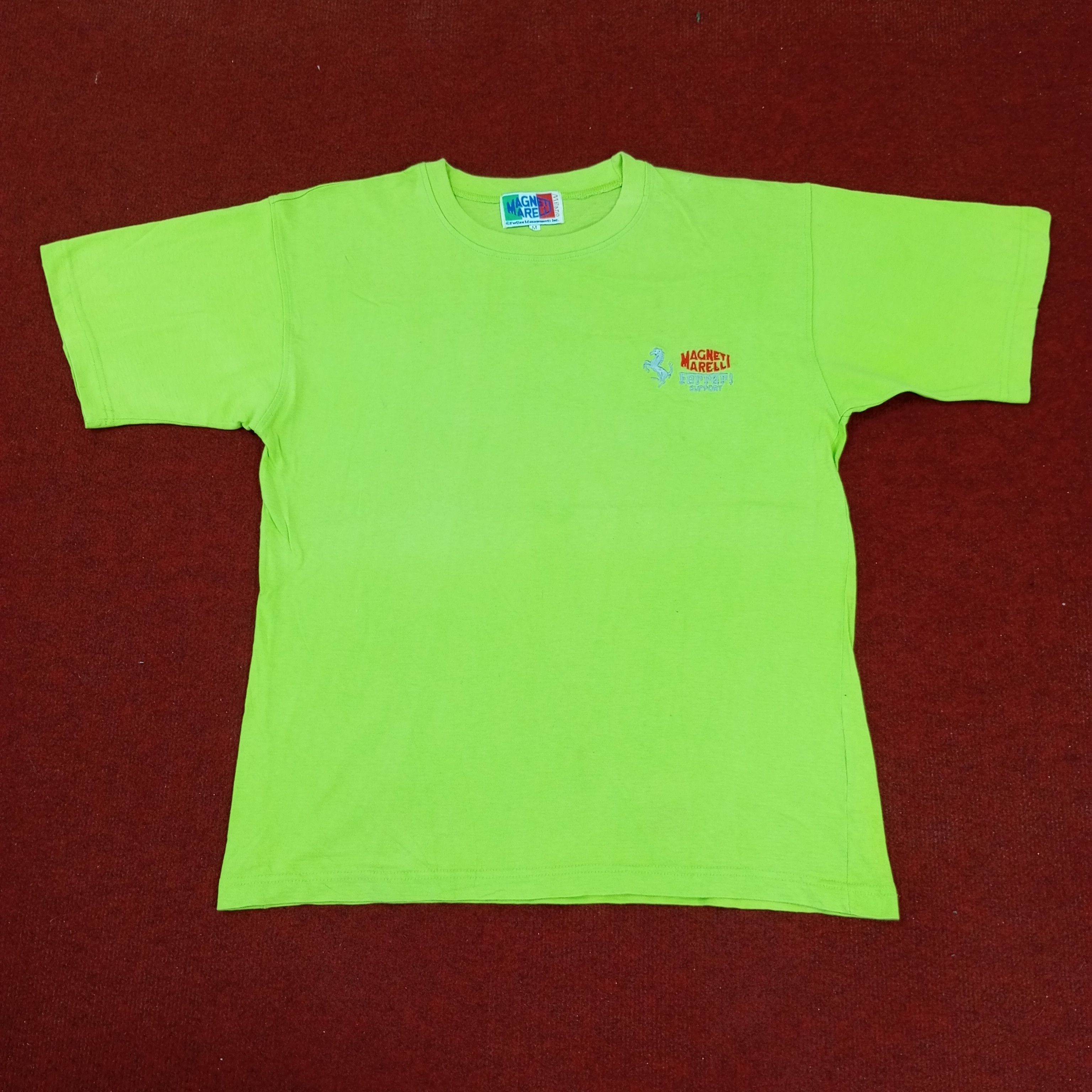 Ferrari × Vintage Magneti Marelli Ferrari Racing Motorsports Style Tshirt Size US L / EU 52-54 / 3 - 1 Thumbnail