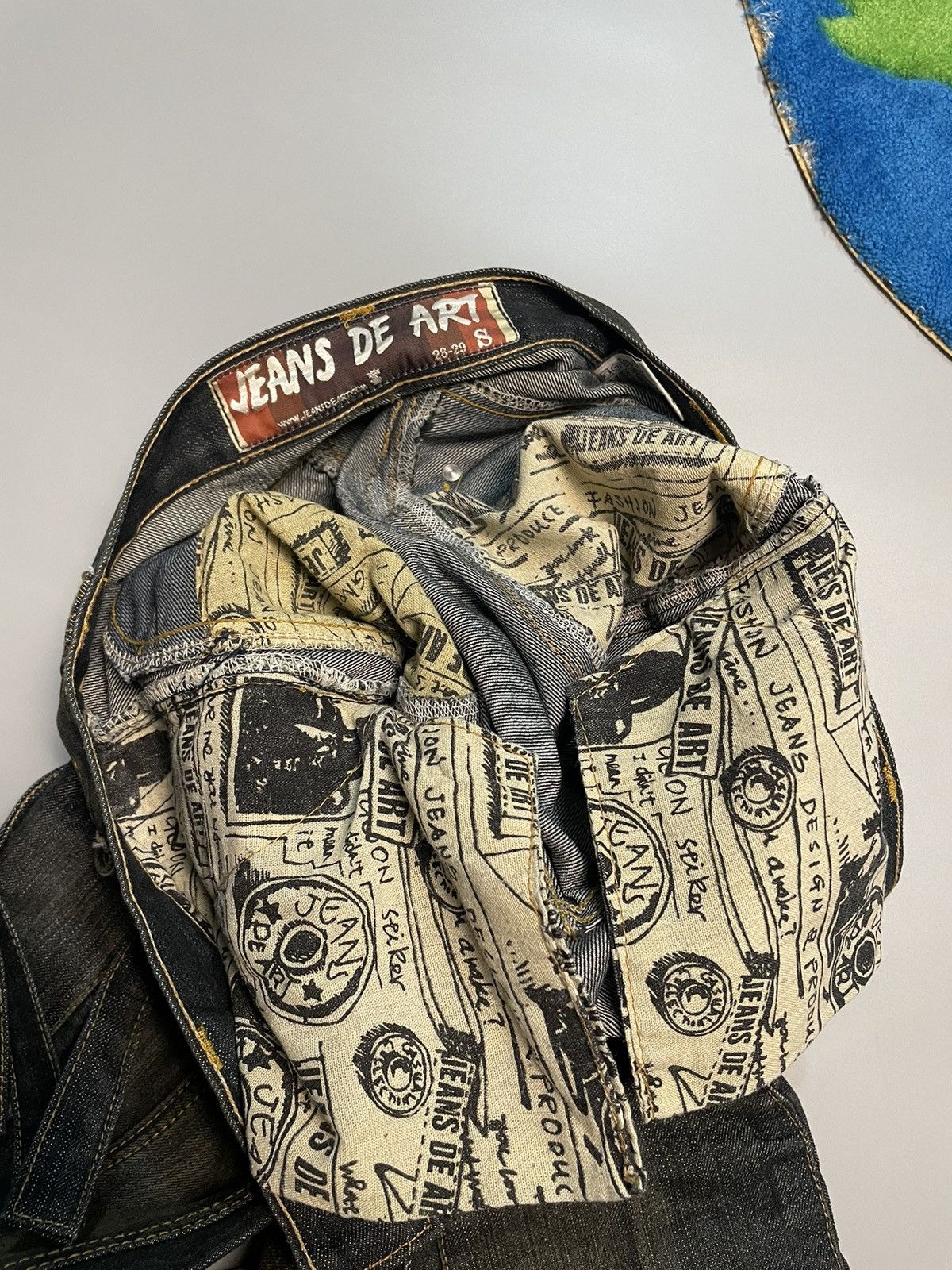 Seditionaries Multi Pocket Jeans De Art Denim Size US 29 - 11 Thumbnail