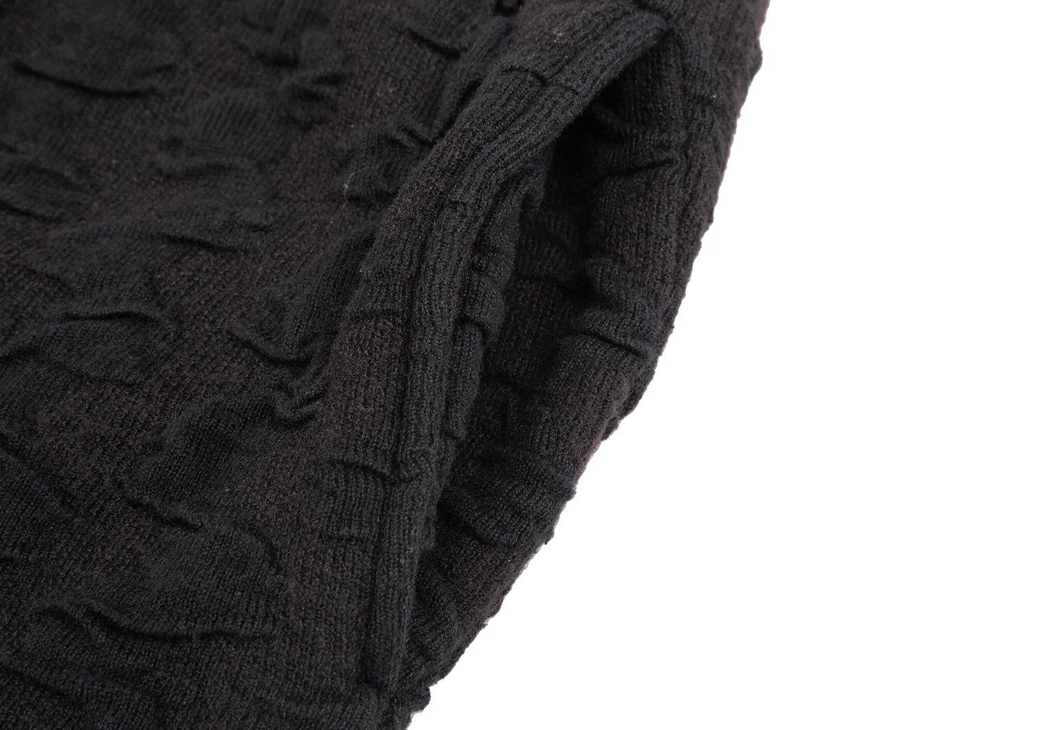 Issey Miyake Cotton-Wool Ripple Easy Pants in Dark Brown/Black, Size S Size US 36 / EU 52 - 5 Thumbnail