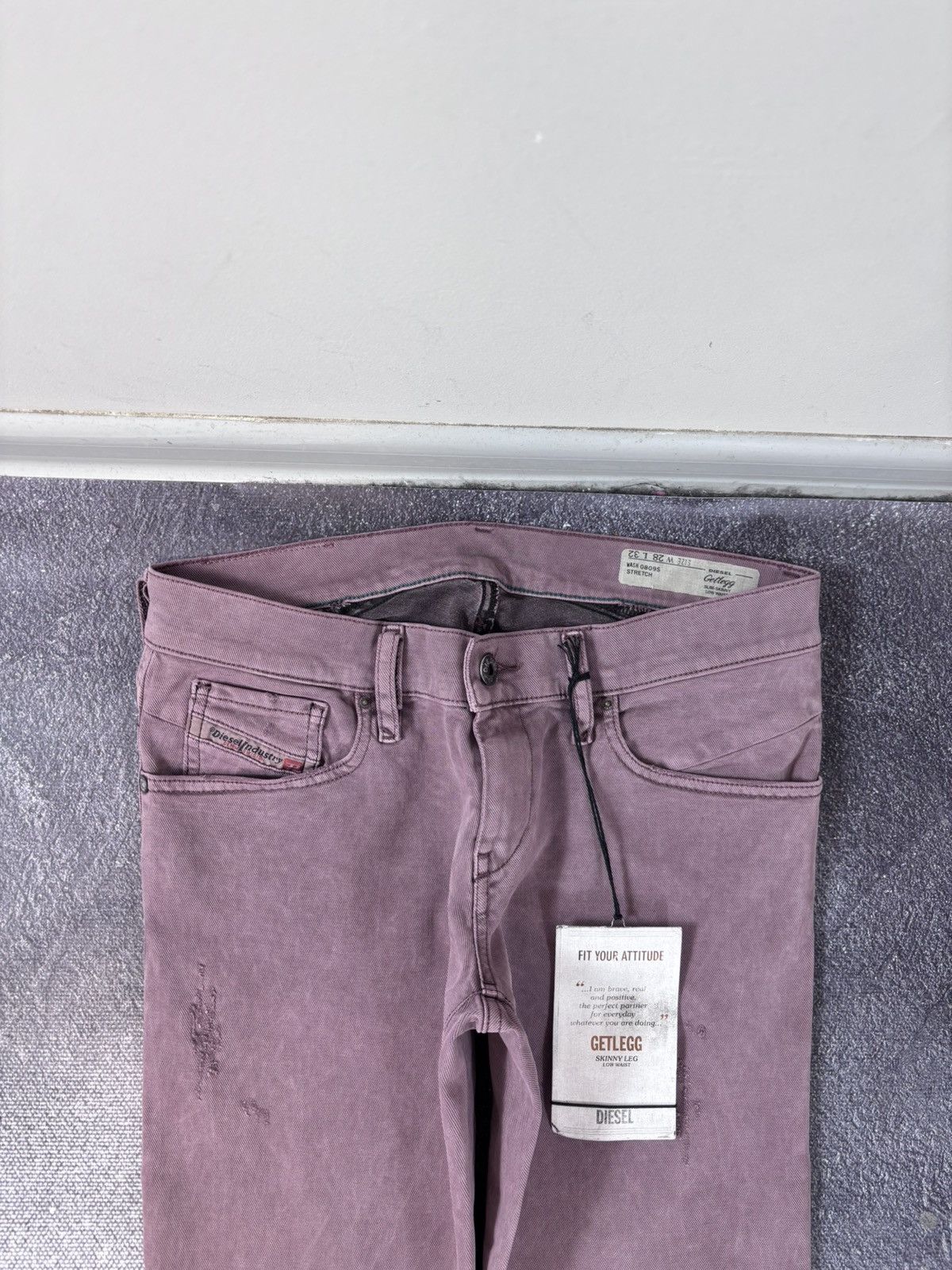 Diesel Diesel Getlegg NWT Women’s Slim Skinny Low Waist Denim Jeans Size 28" / US 6 / IT 42 - 5 Thumbnail