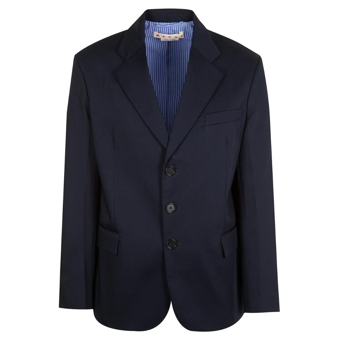 Marni o1y0225 Blazer in Midnight Blue Size US M / EU 48-50 / 2 - 1 Thumbnail