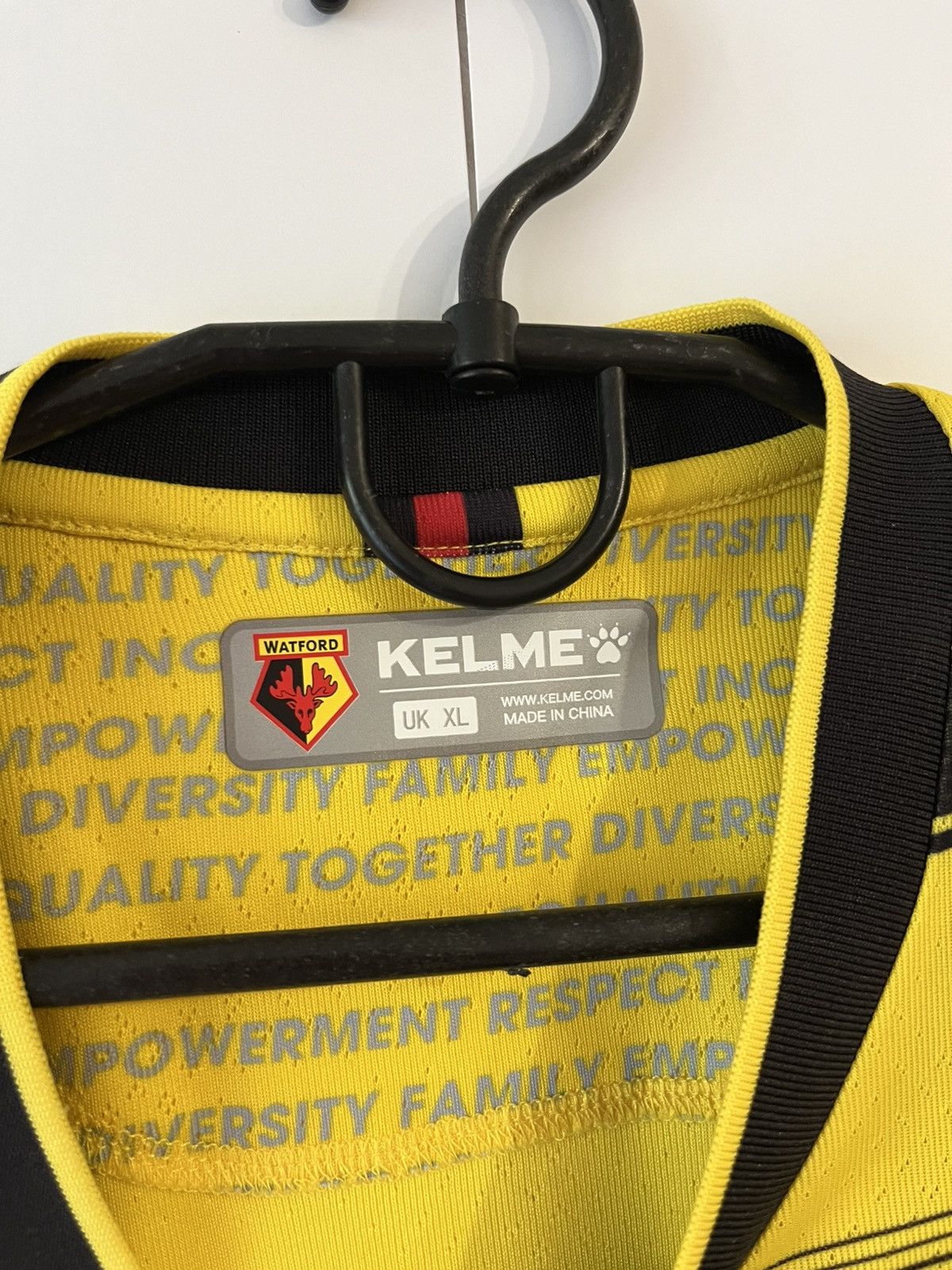 Other Kelme Watford Home Football Jersey Size US XL / EU 56 / 4 - 7 Thumbnail
