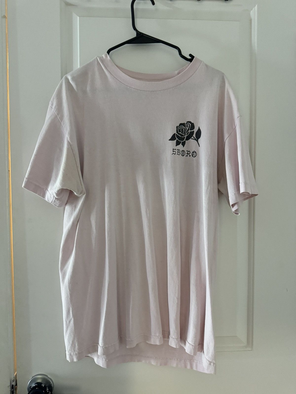 Japanese Brand 5boro NYC Pink tee Size US L / EU 52-54 / 3 - 1 Thumbnail