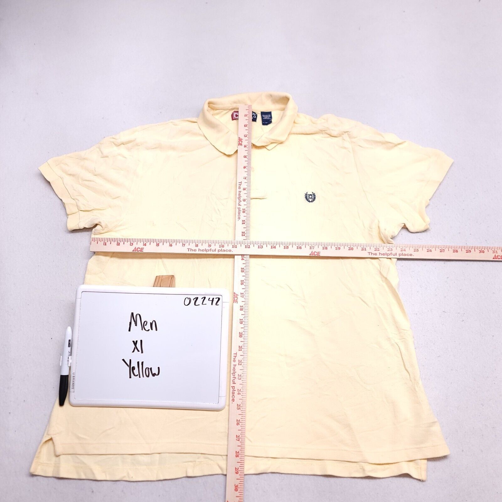 Chaps Chaps Casual Pullover Polo Shirt Adult Mens Size XL Yellow Size US XL / EU 56 / 4 - 6 Thumbnail