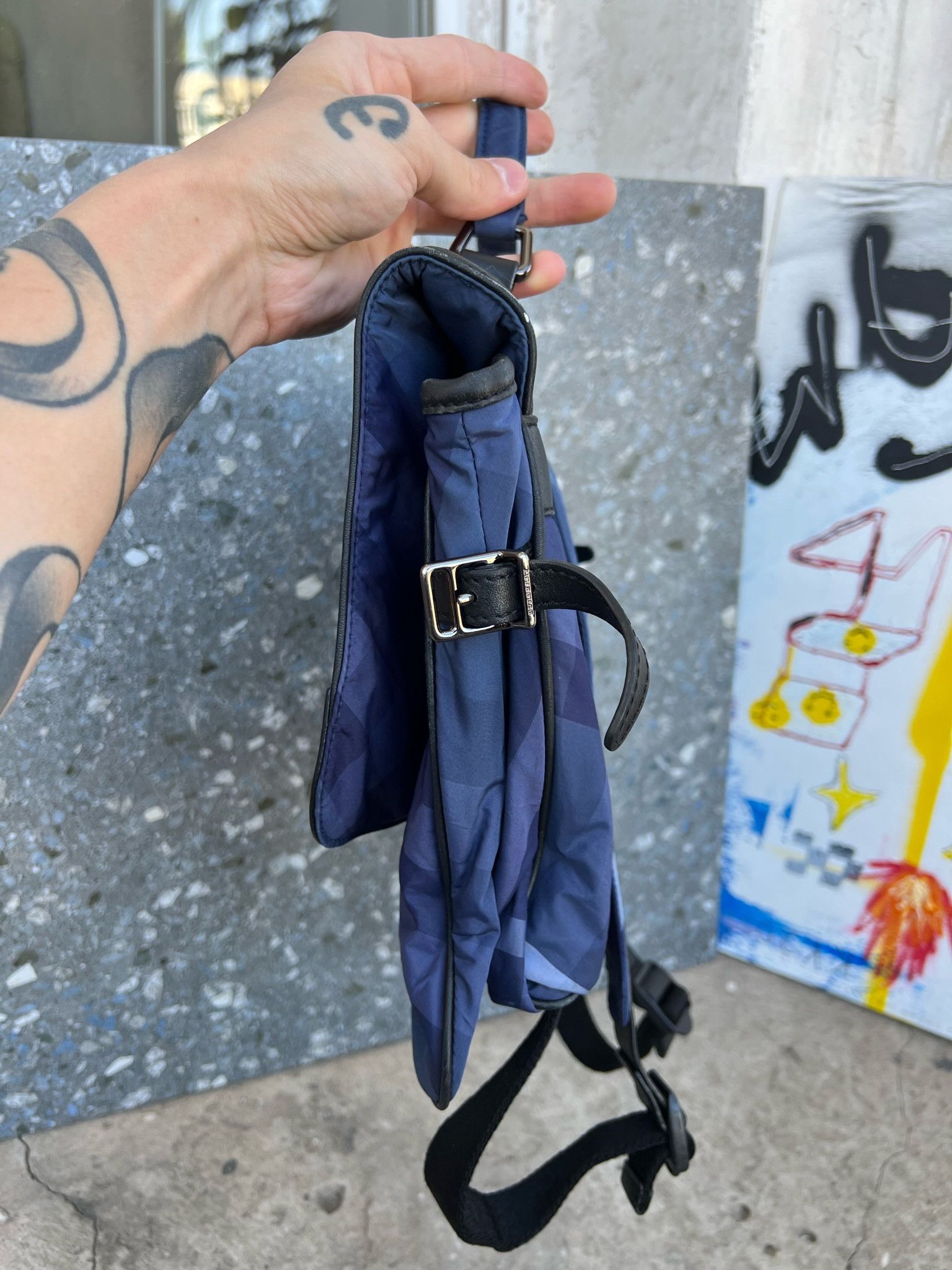 Burberry × Vintage Authentic Burberry Nova Check Backpack Size ONE SIZE - 4 Thumbnail