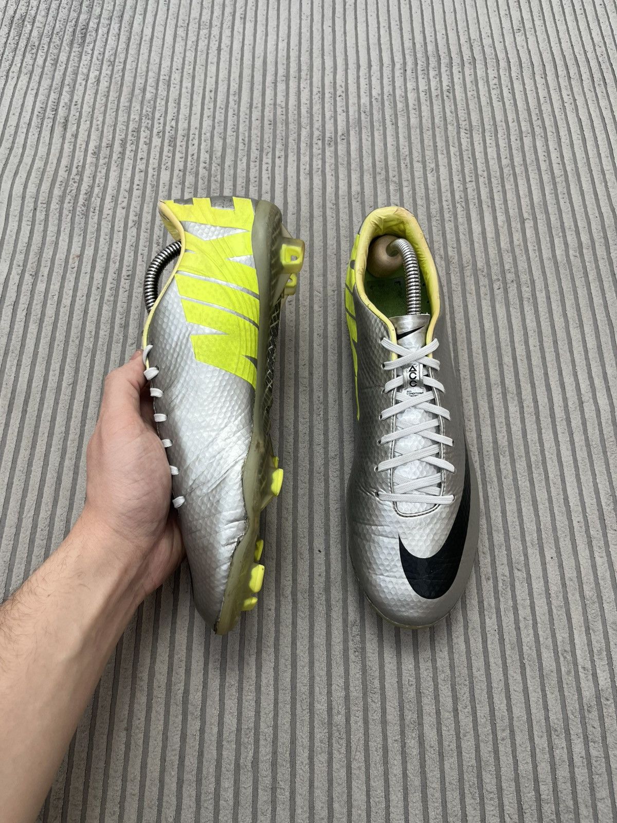 Nike Nike Mercurial Vapor IX FG 555605-007 Elite Cleats Carbon Size US 8 / EU 41 - 6 Thumbnail