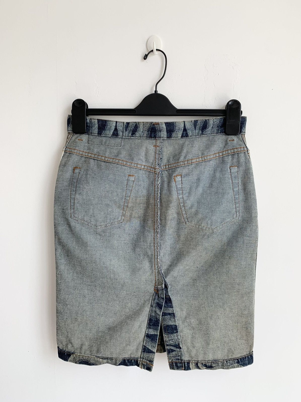 Hysteric Glamour 2000s Hysteric Glamour Snake Denim Skirt y2k Size 29" - 20 Thumbnail